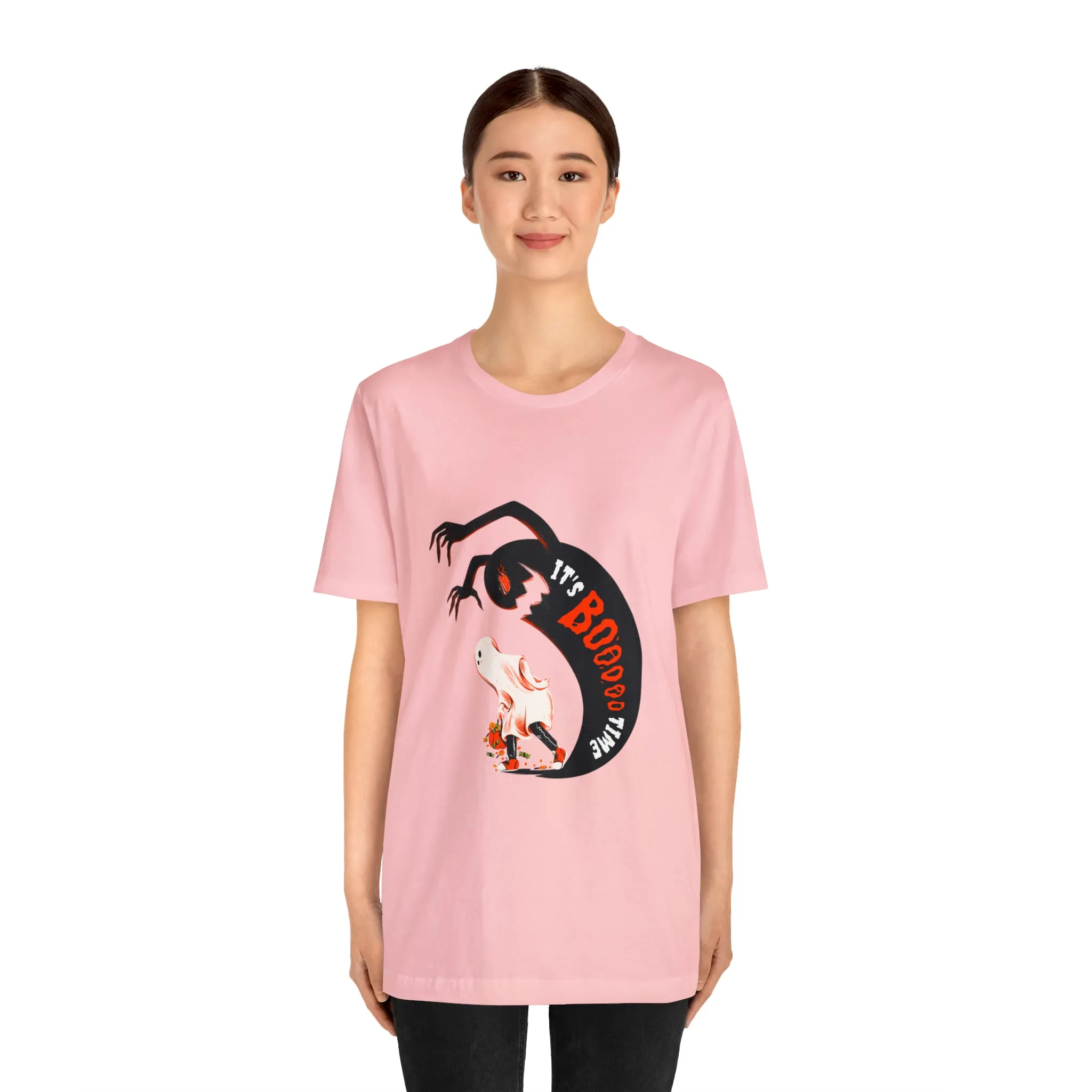 Halloween Boo Time Unisex Jersey Short Sleeve Tee