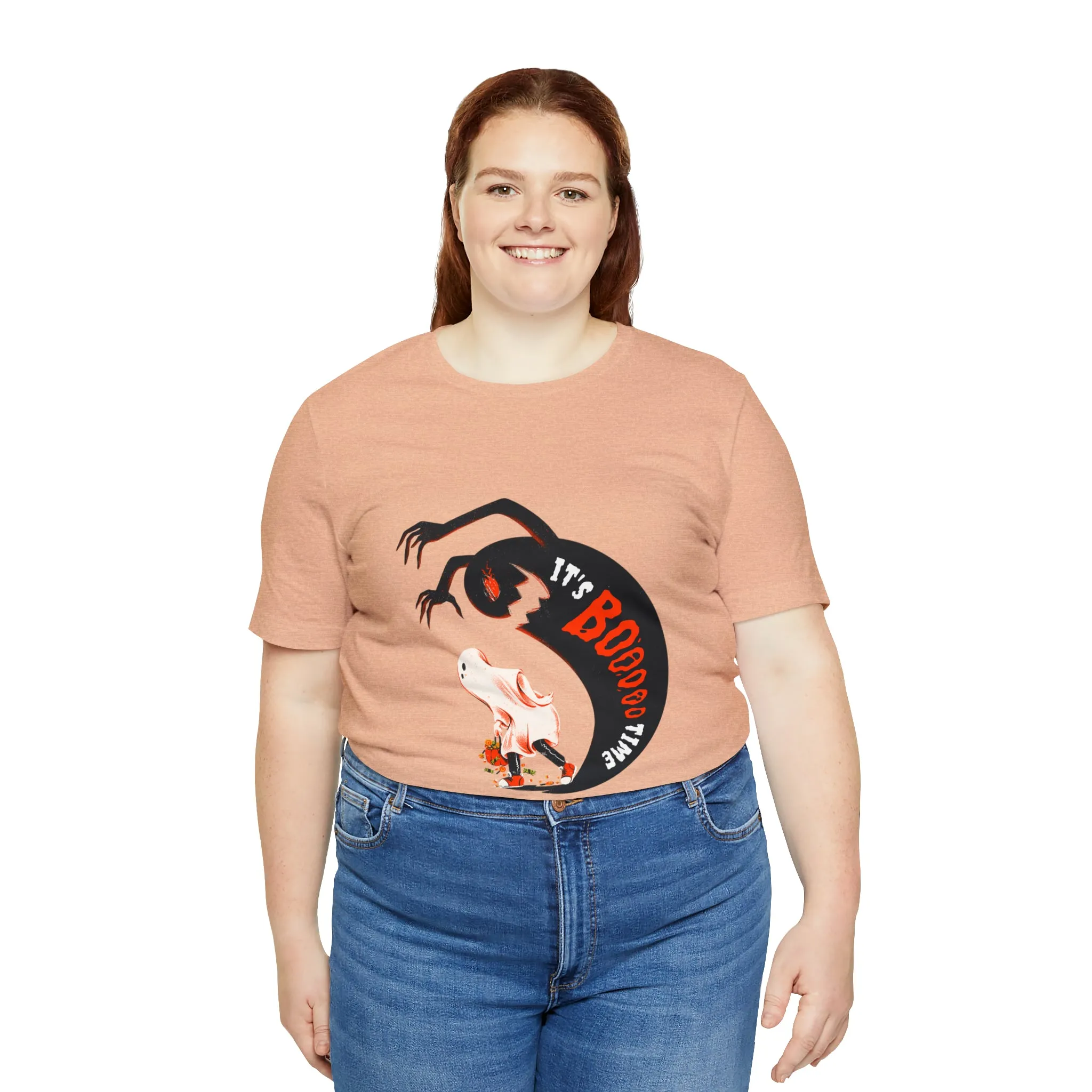 Halloween Boo Time Unisex Jersey Short Sleeve Tee