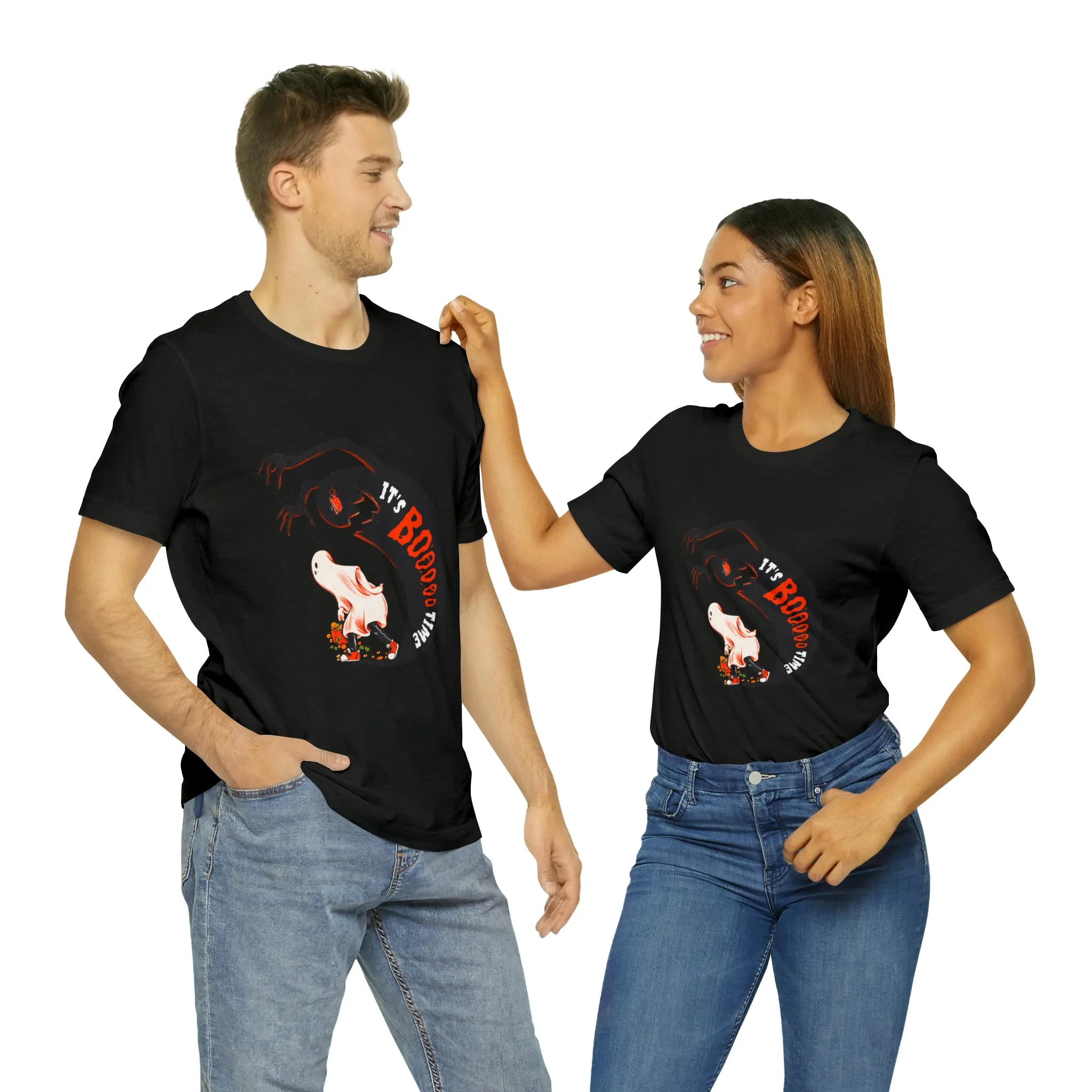 Halloween Boo Time Unisex Jersey Short Sleeve Tee