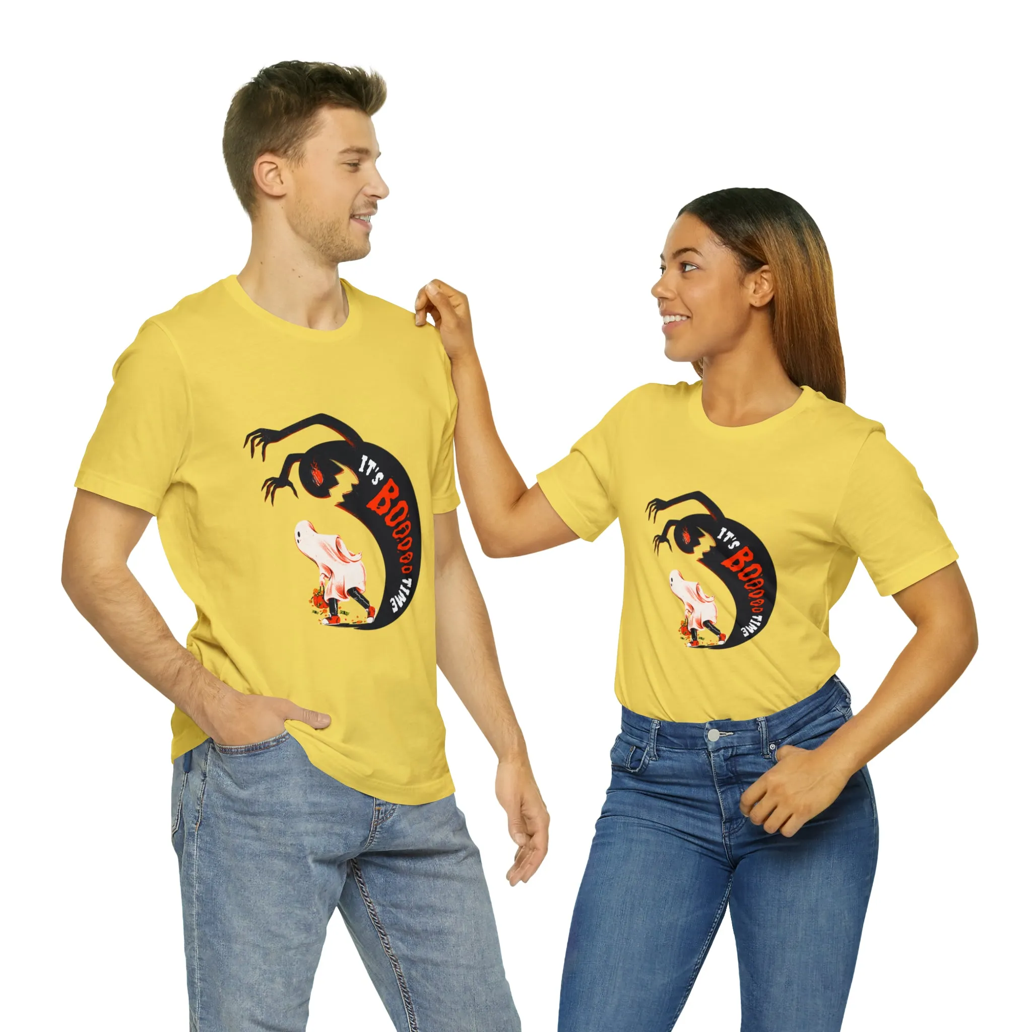 Halloween Boo Time Unisex Jersey Short Sleeve Tee
