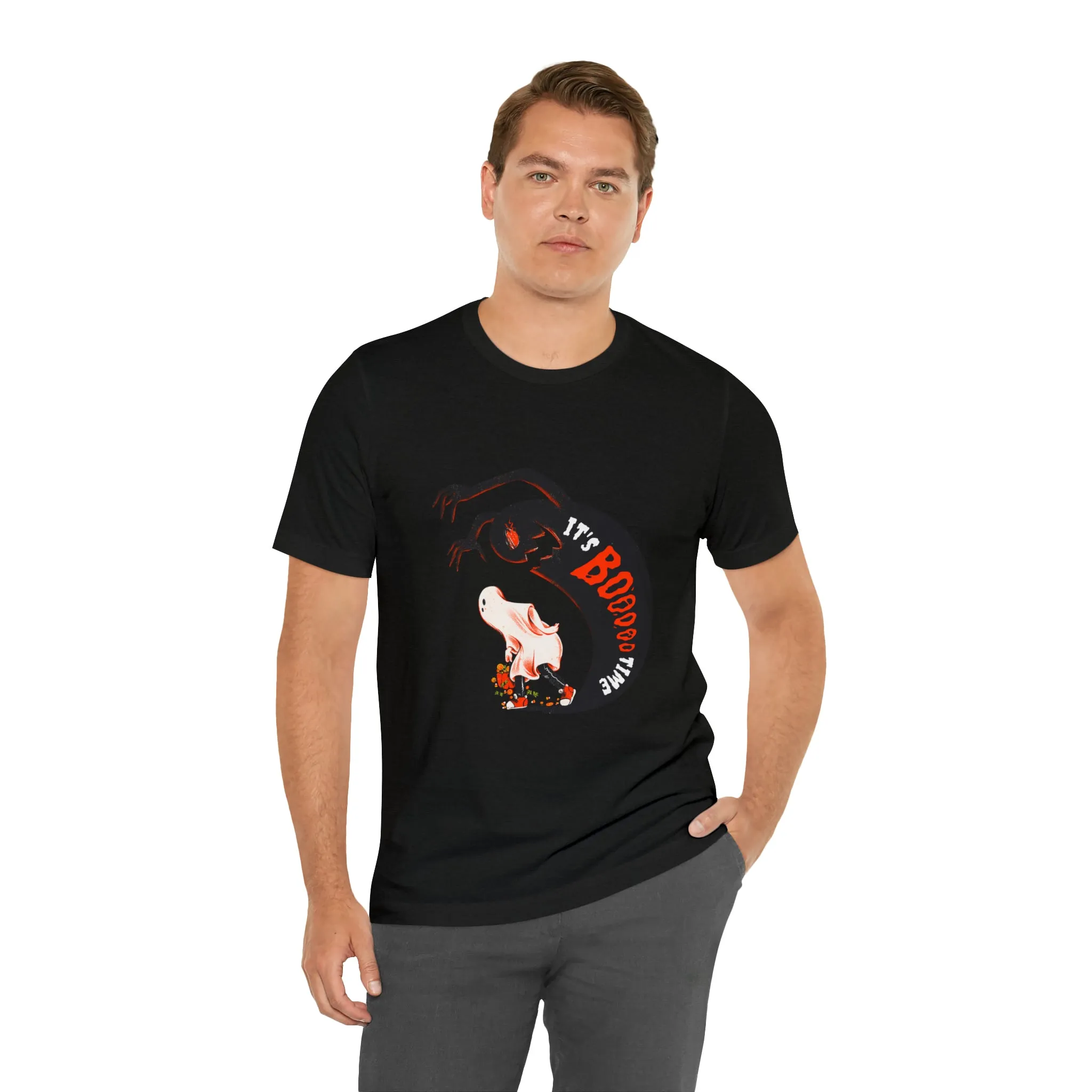 Halloween Boo Time Unisex Jersey Short Sleeve Tee
