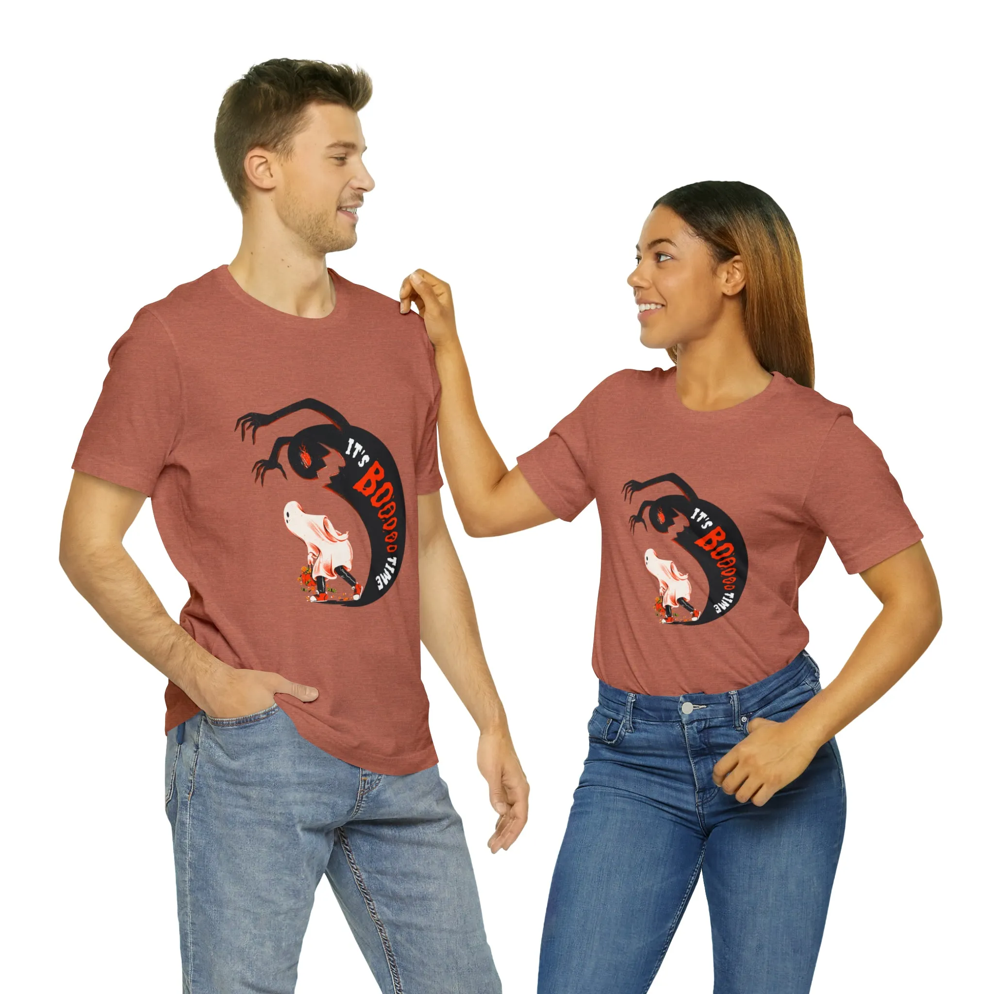 Halloween Boo Time Unisex Jersey Short Sleeve Tee