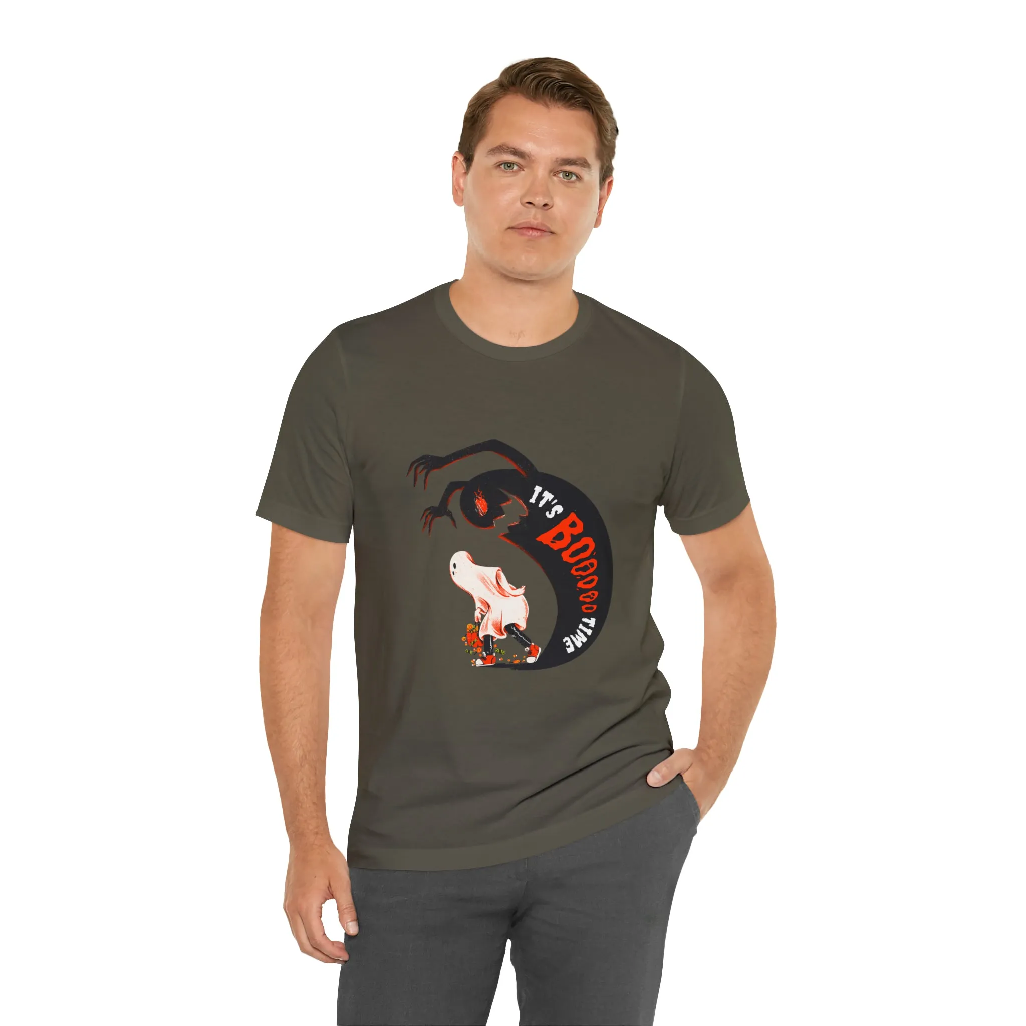 Halloween Boo Time Unisex Jersey Short Sleeve Tee