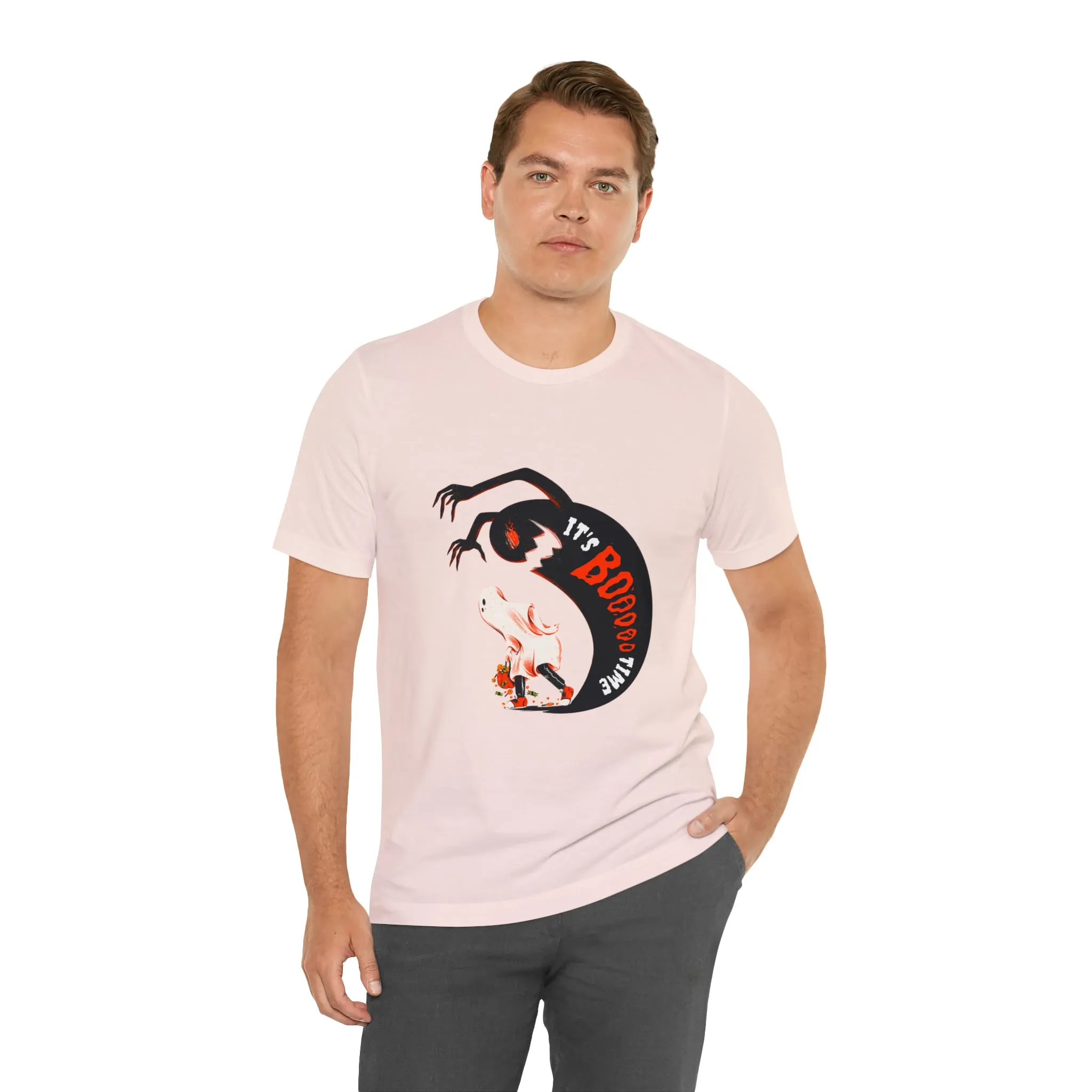 Halloween Boo Time Unisex Jersey Short Sleeve Tee