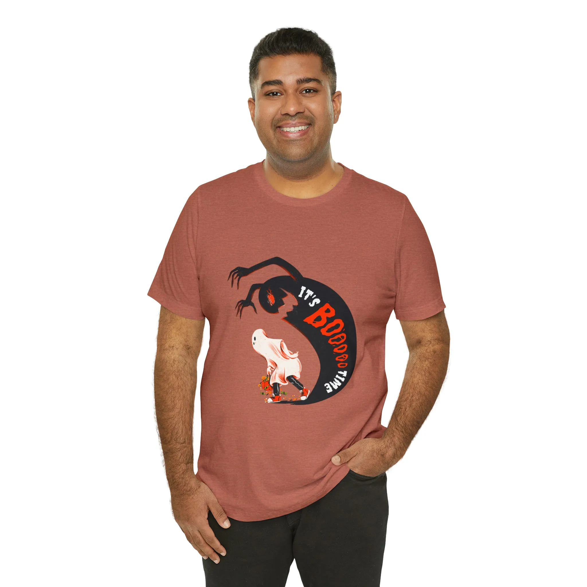 Halloween Boo Time Unisex Jersey Short Sleeve Tee