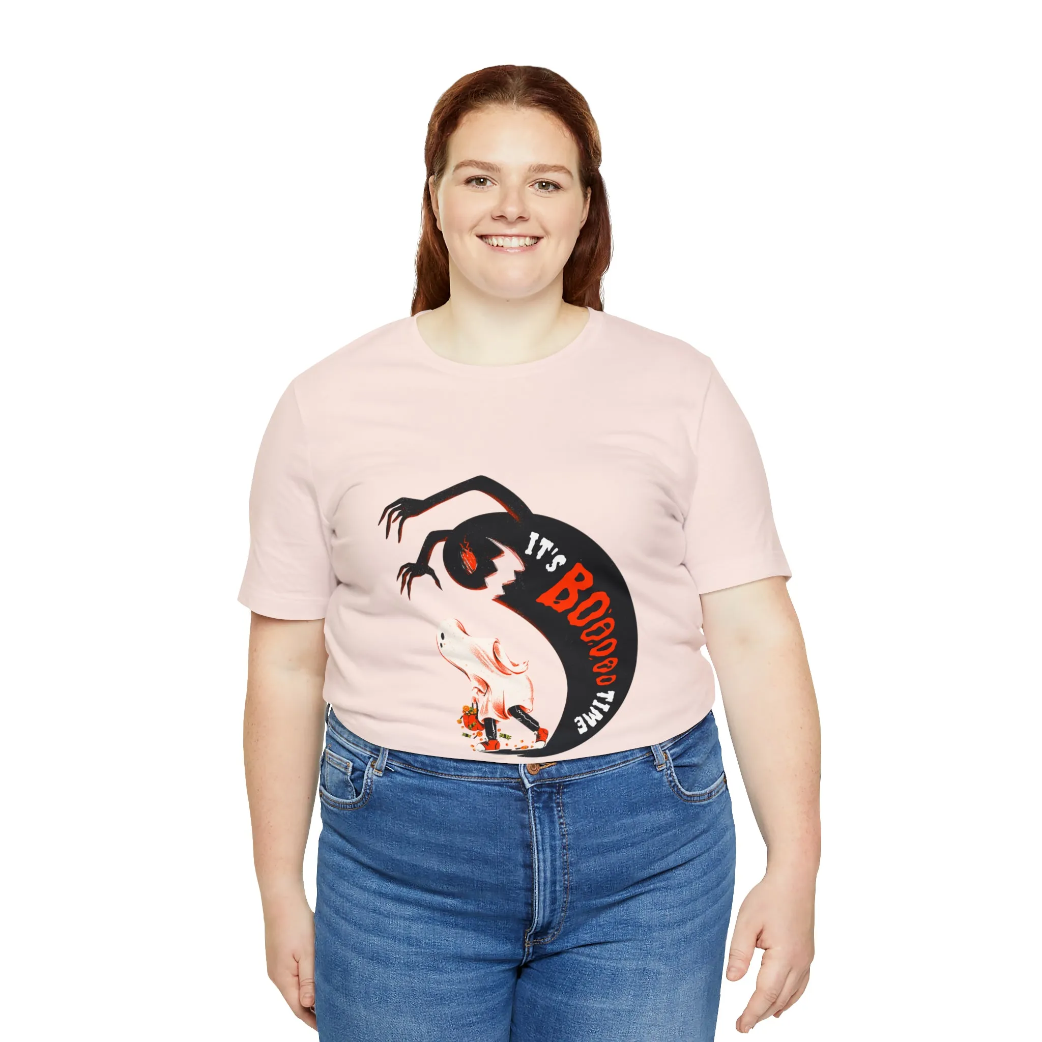 Halloween Boo Time Unisex Jersey Short Sleeve Tee