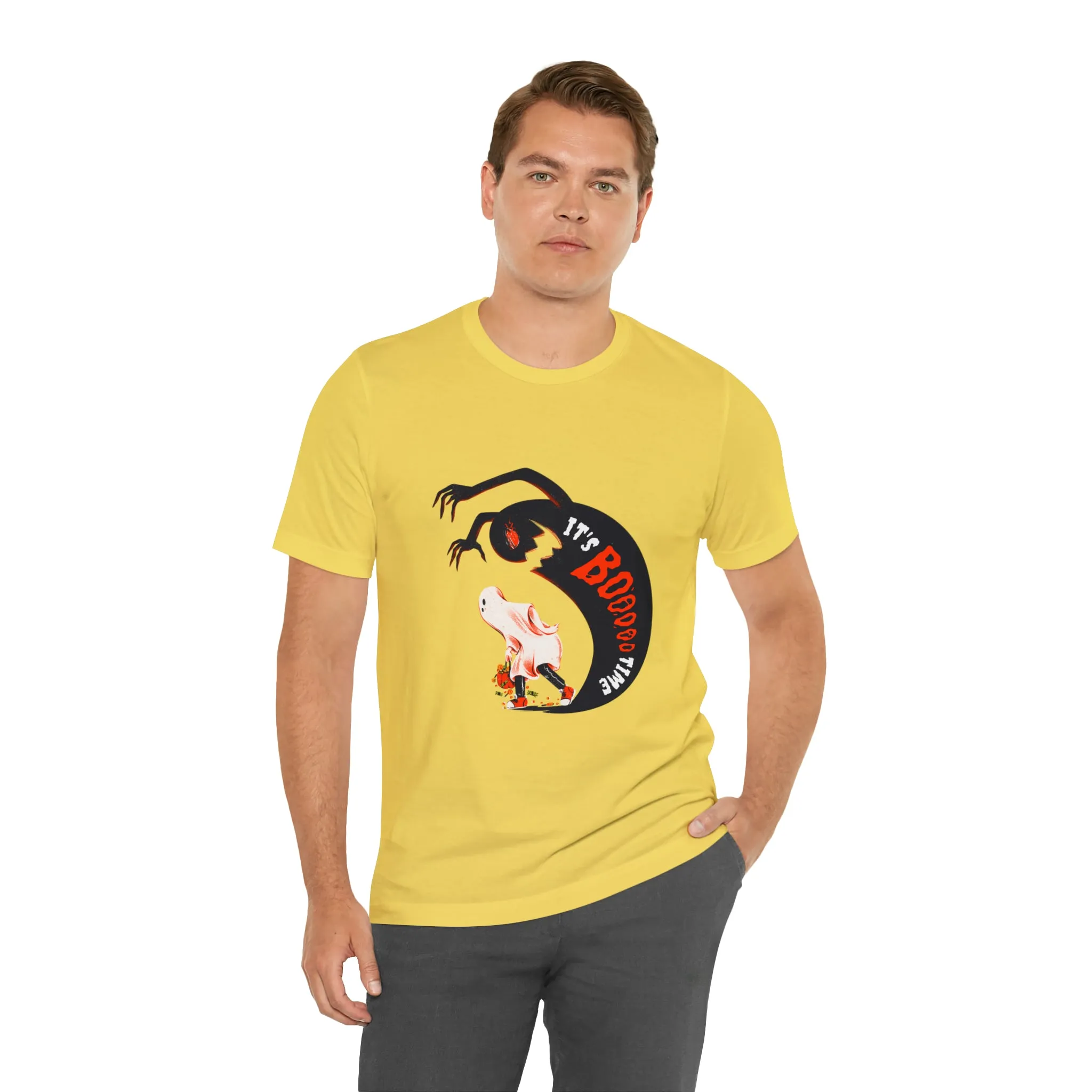 Halloween Boo Time Unisex Jersey Short Sleeve Tee