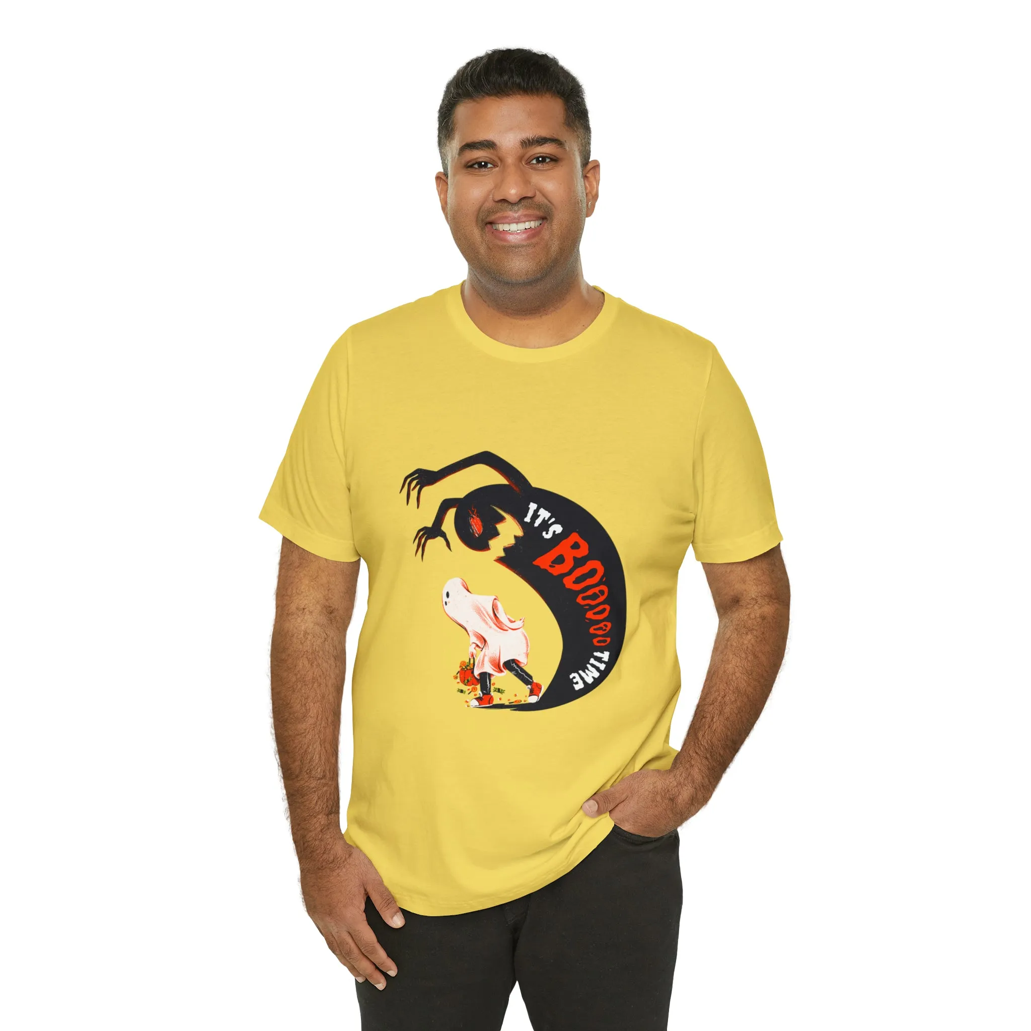 Halloween Boo Time Unisex Jersey Short Sleeve Tee