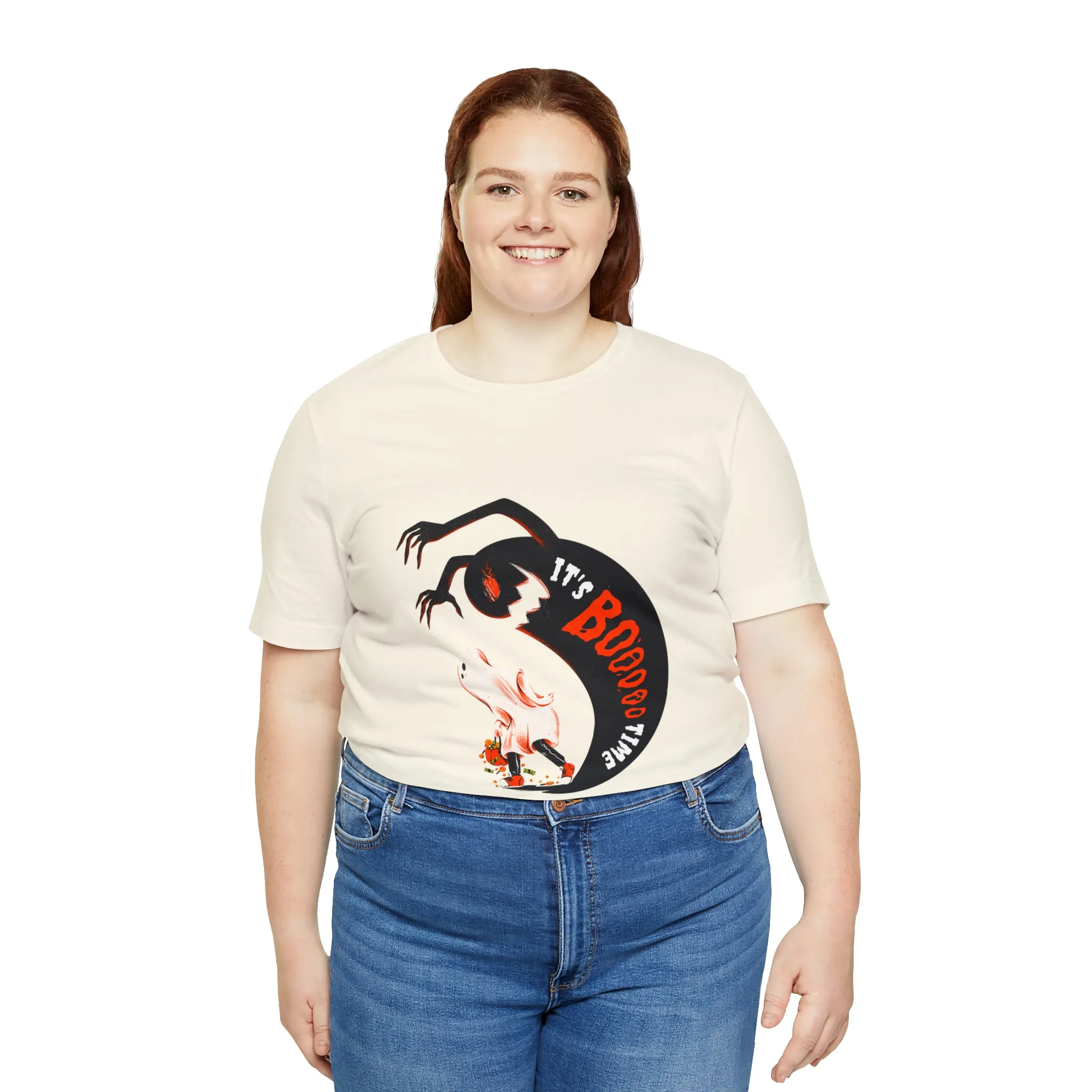 Halloween Boo Time Unisex Jersey Short Sleeve Tee