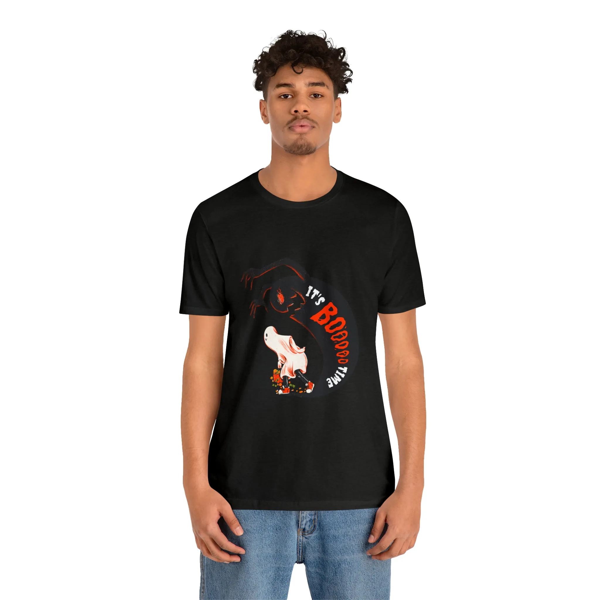 Halloween Boo Time Unisex Jersey Short Sleeve Tee