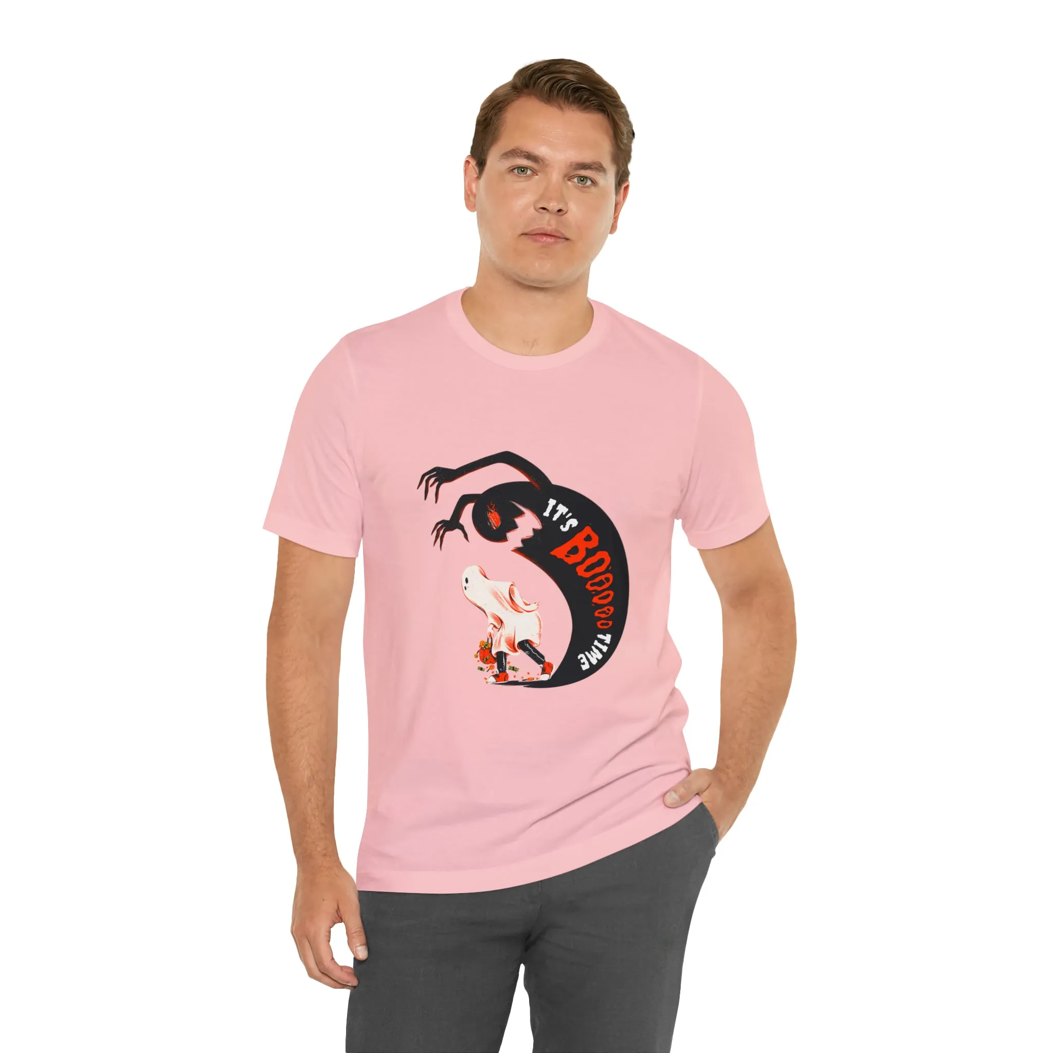 Halloween Boo Time Unisex Jersey Short Sleeve Tee