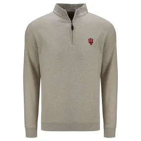 Indiana Hoosiers Lycra Fleece 1/4 Zip Oatmeal Jacket