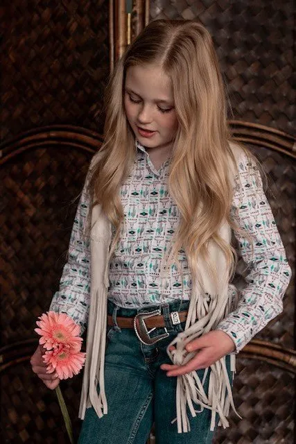 Kid's Fornia Stone Fringe Vest