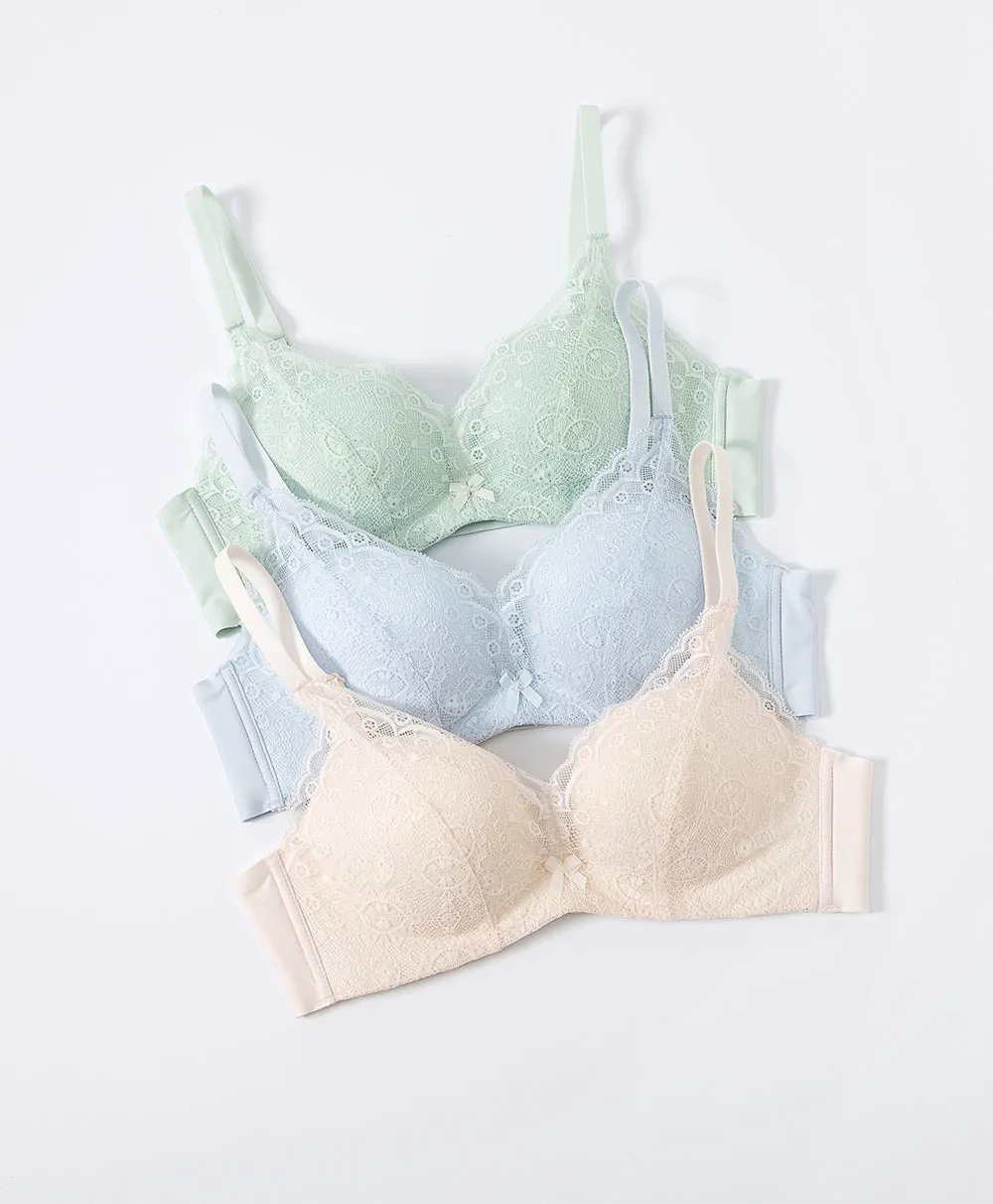 Lace Lolita Wireless Demi Push up Bra