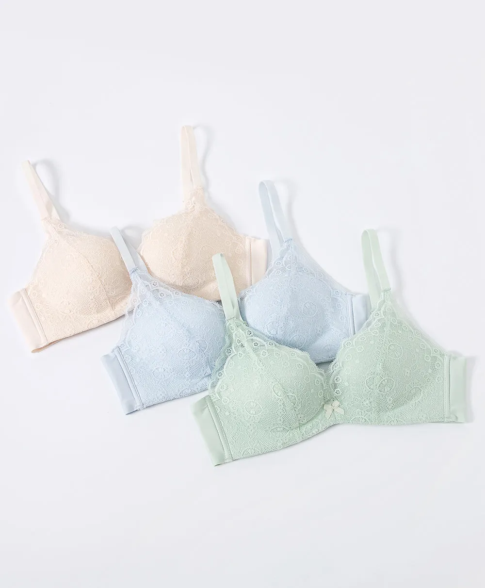 Lace Lolita Wireless Demi Push up Bra