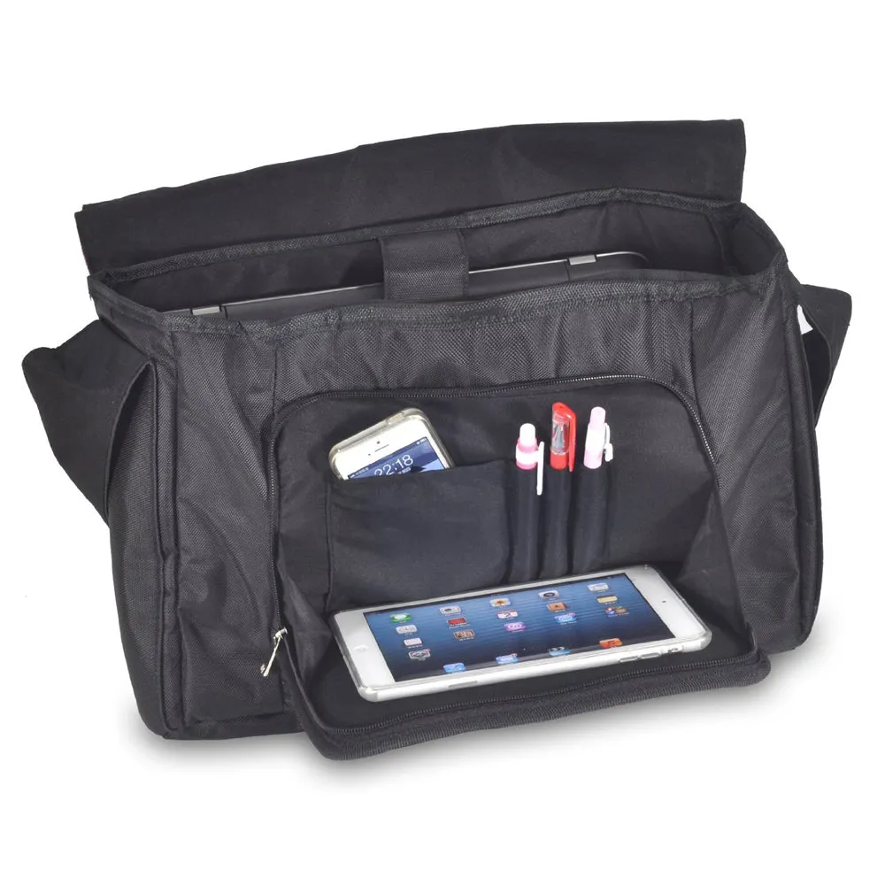 Laptop Padded Compartment Shoulder Messenger Bag Carrying Case & Matching Skin – Earth and Moon Eclipse