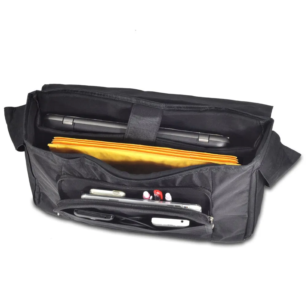 Laptop Padded Compartment Shoulder Messenger Bag Carrying Case & Matching Skin – Earth and Moon Eclipse