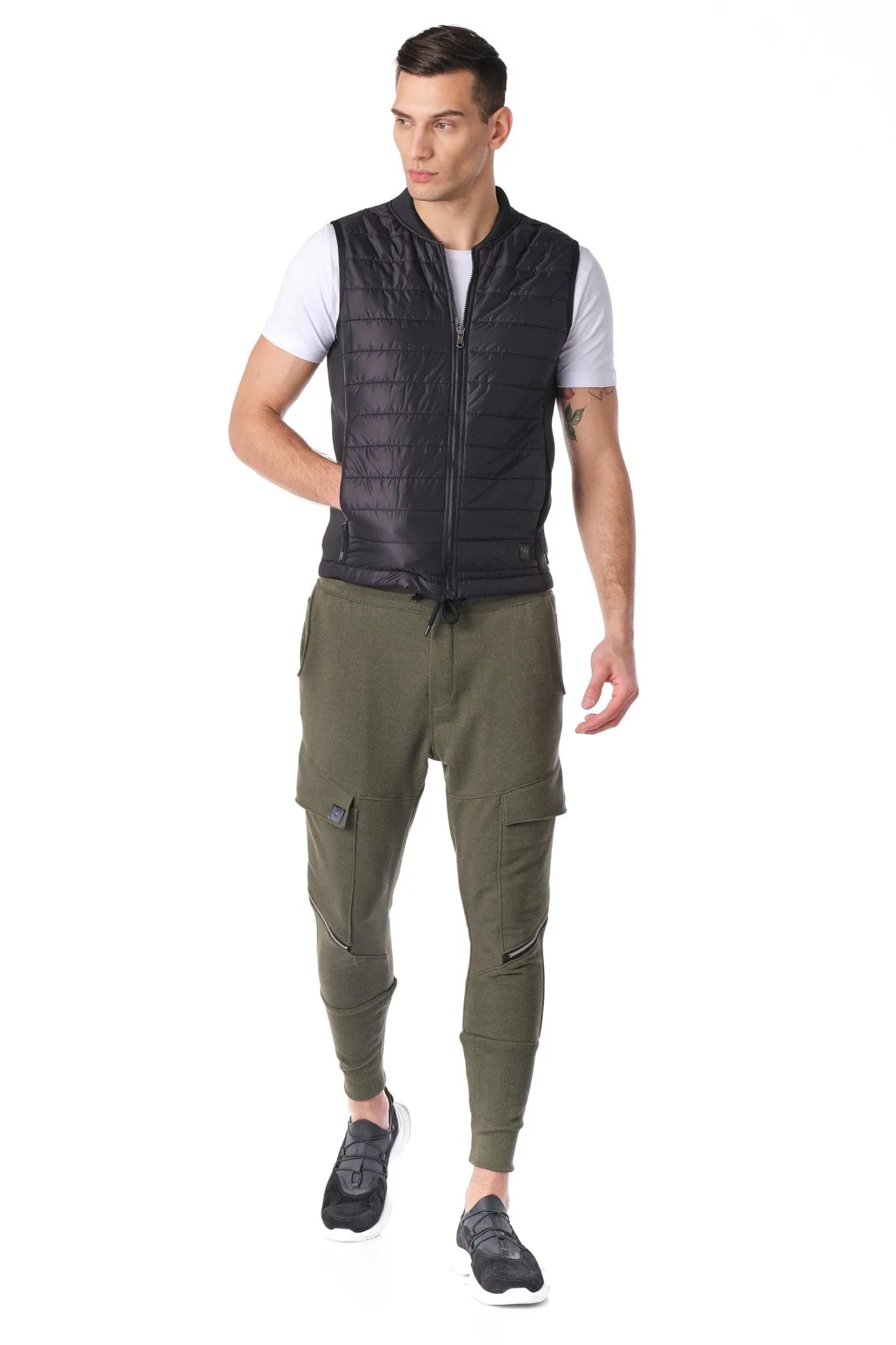 Lightweight Puffer Vest - Black
