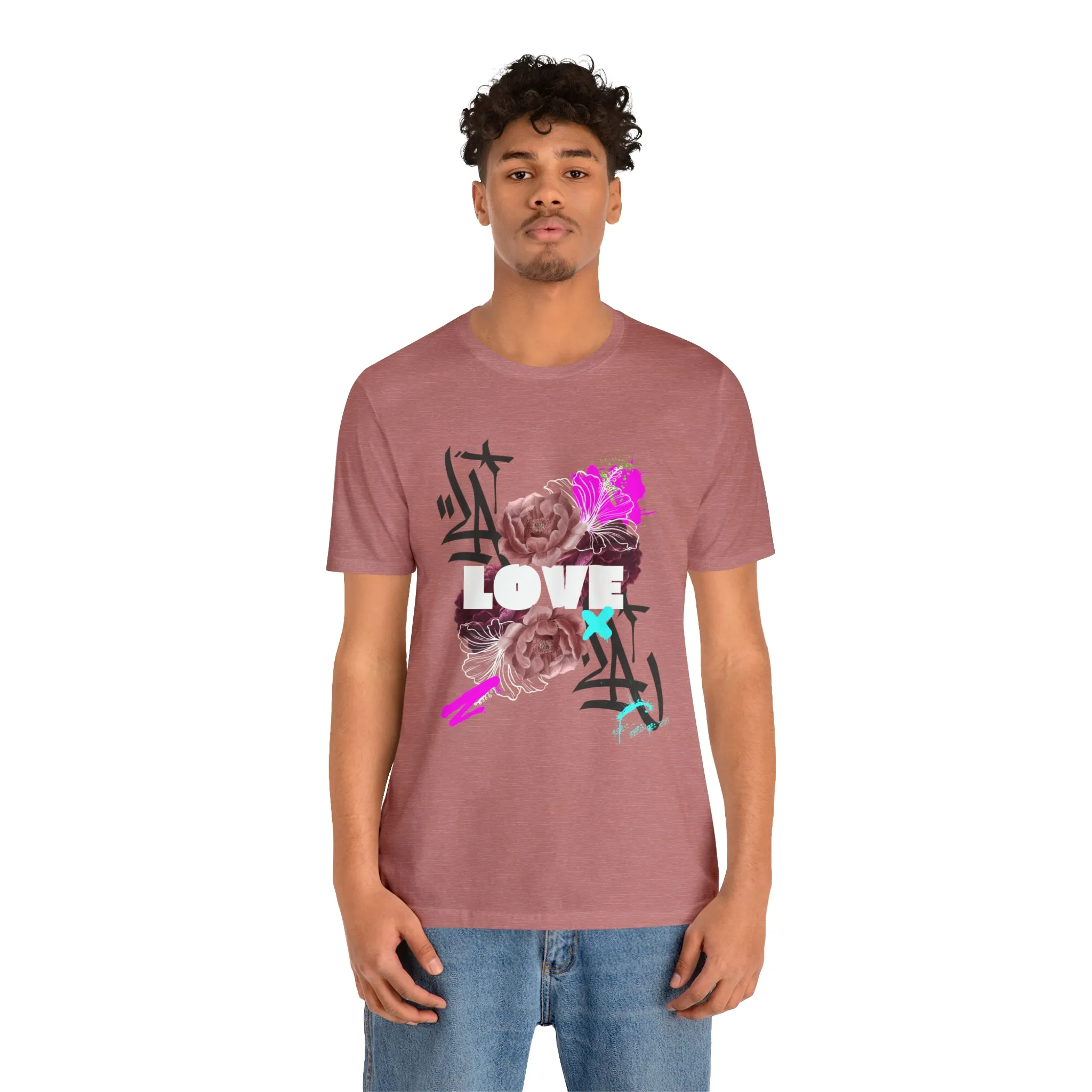 Love Urban streetwear Unisex Jersey Short Sleeve Tee