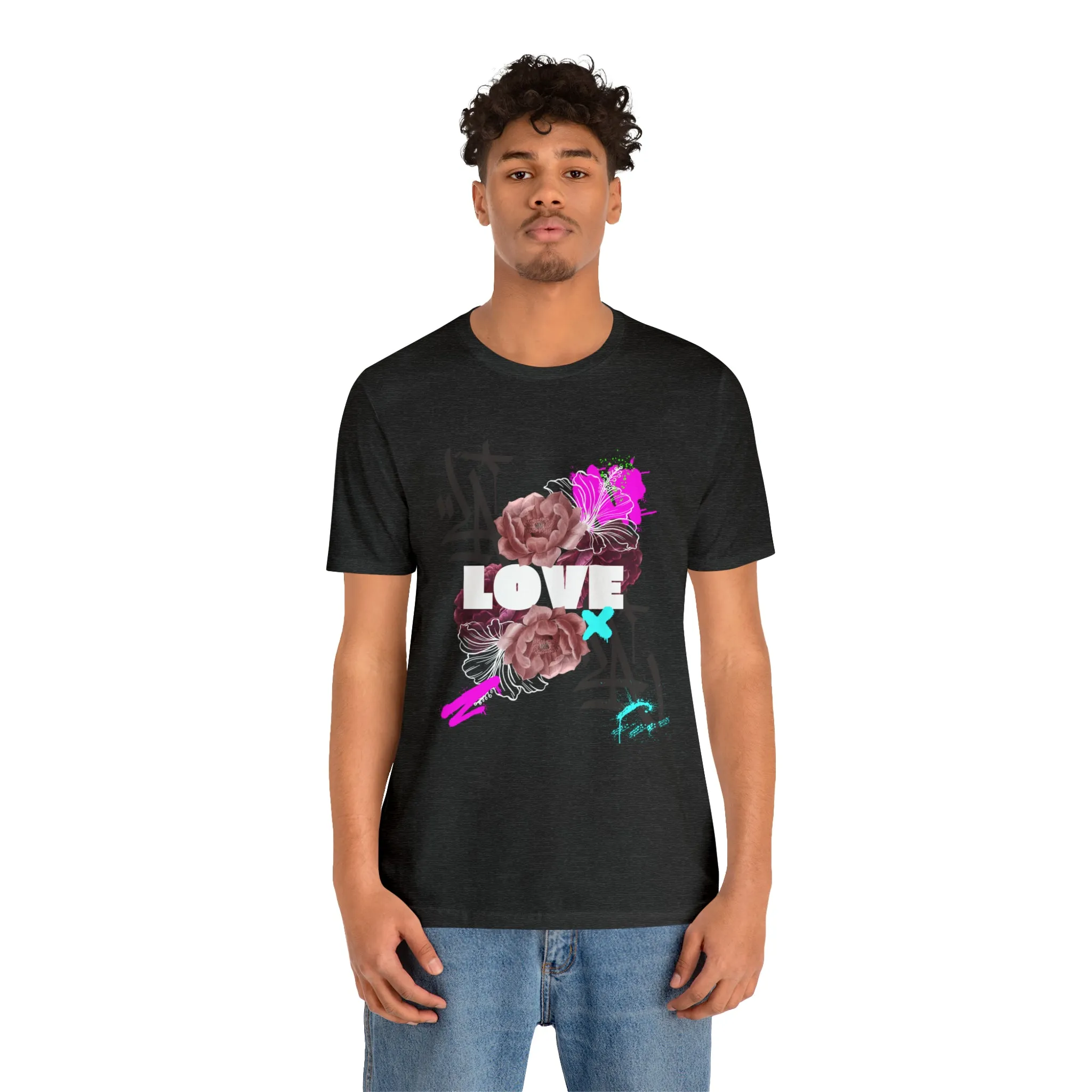 Love Urban streetwear Unisex Jersey Short Sleeve Tee
