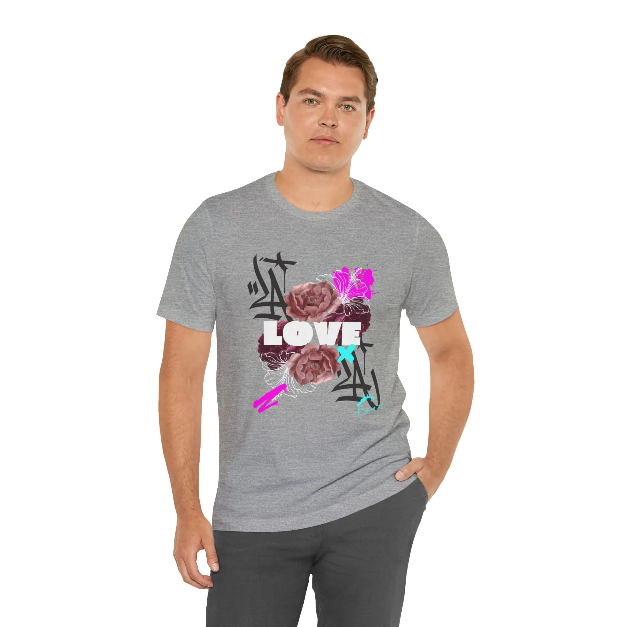 Love Urban streetwear Unisex Jersey Short Sleeve Tee