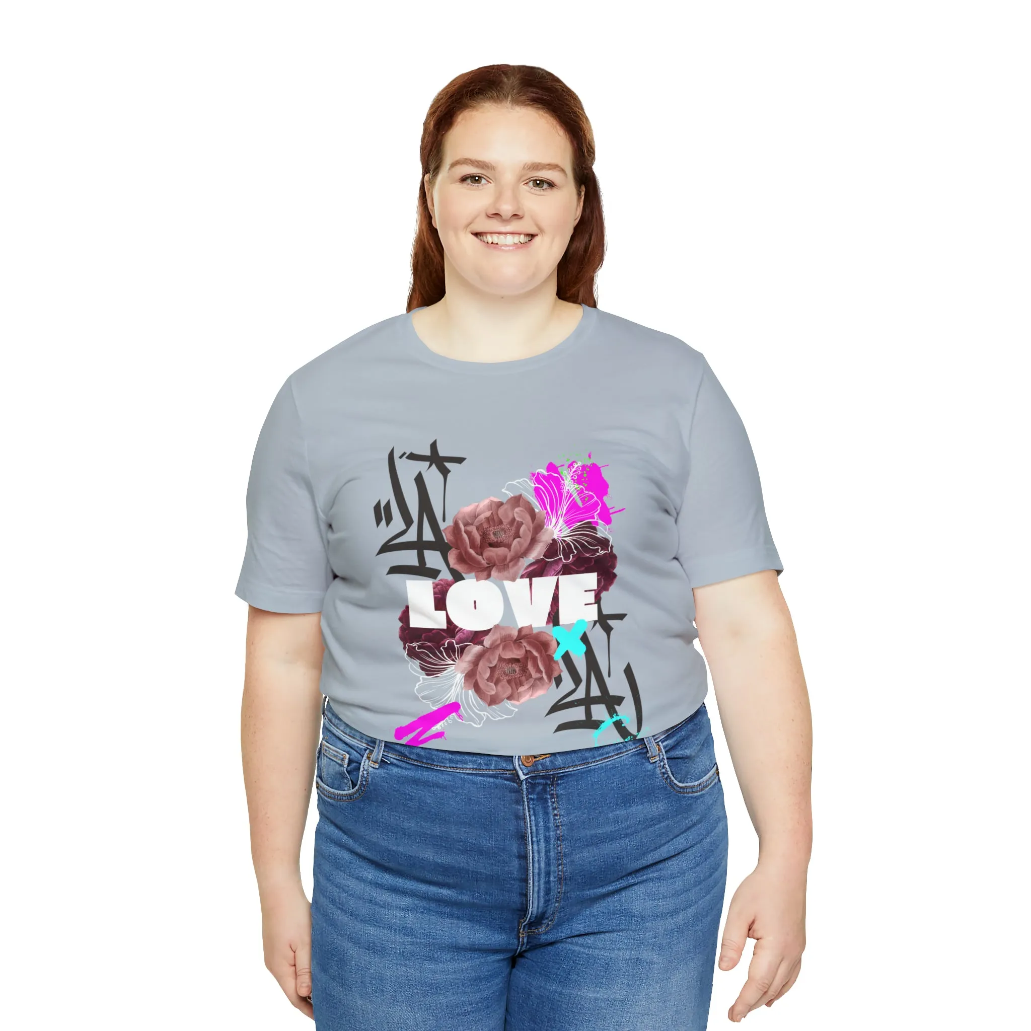 Love Urban streetwear Unisex Jersey Short Sleeve Tee
