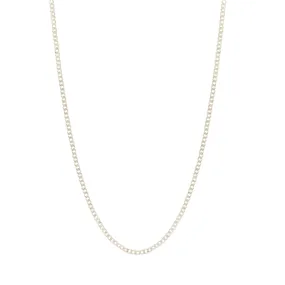 Men's Curb Chain Necklace - Sterling Silver