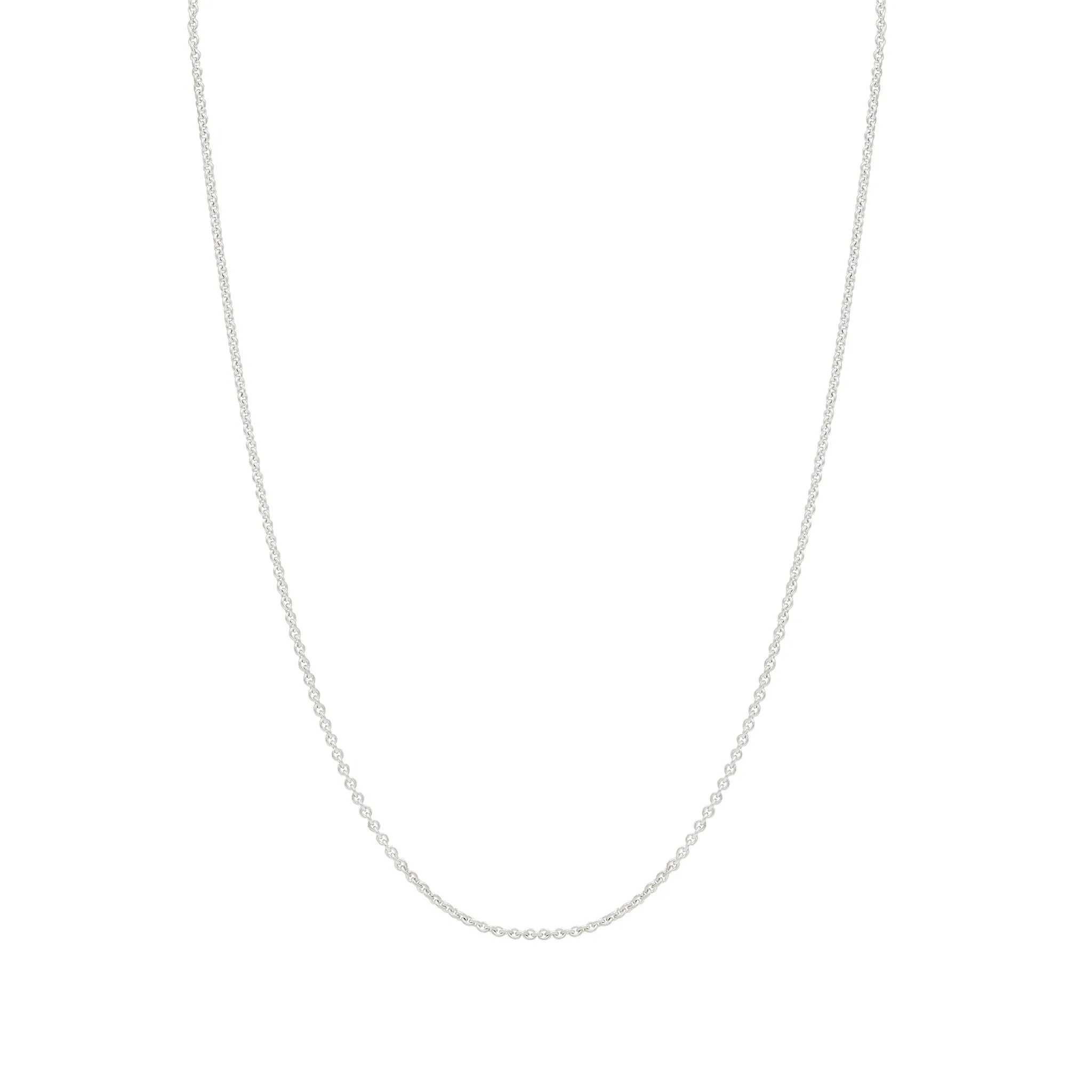 Men's Fine Chain Necklace - Sterling Silver