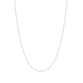 Men's Fine Chain Necklace - Sterling Silver