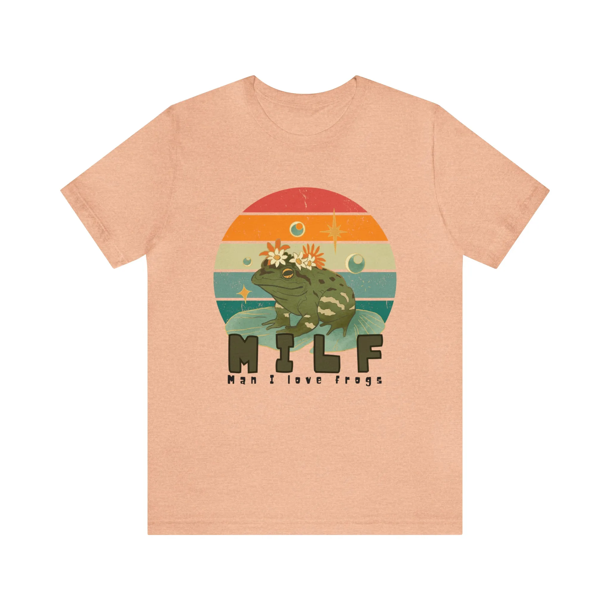 MILF man I love frogs Unisex Jersey Short Sleeve Tee