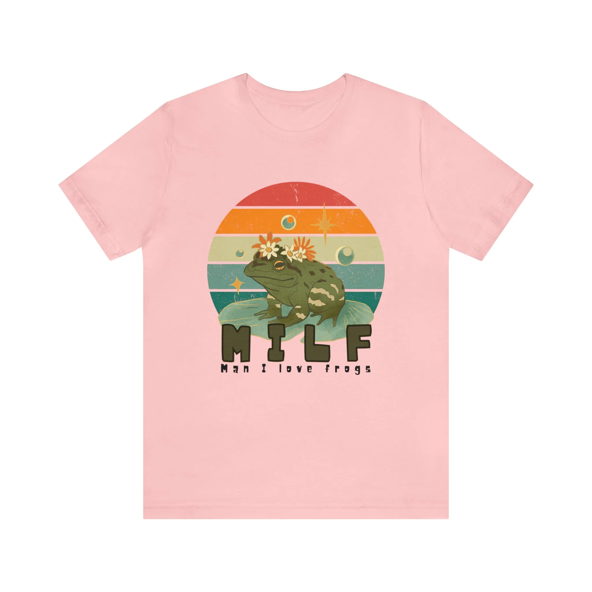 MILF man I love frogs Unisex Jersey Short Sleeve Tee