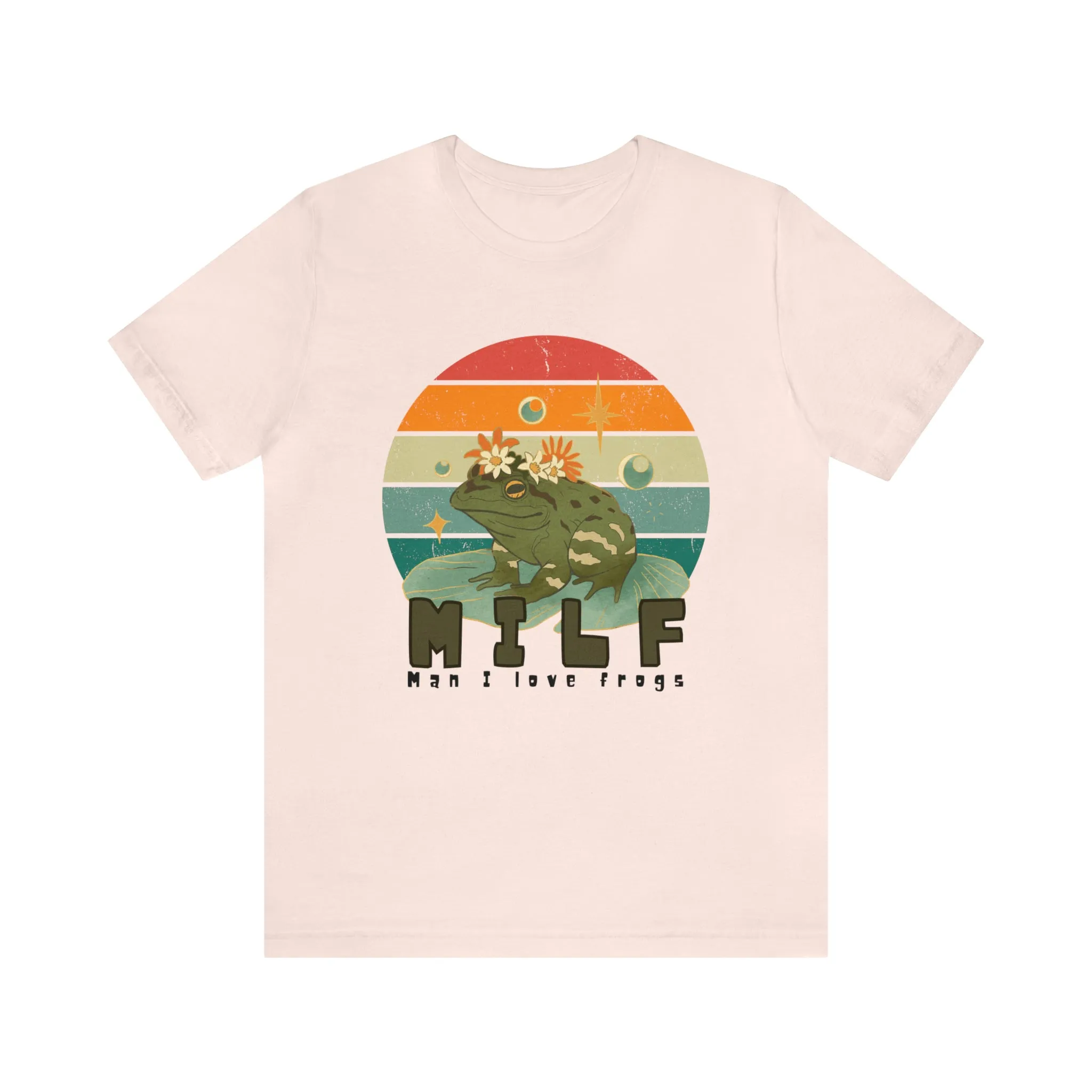 MILF man I love frogs Unisex Jersey Short Sleeve Tee