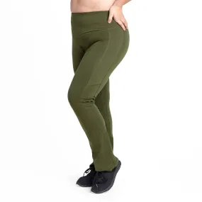 Olive Curve Basix Bootcut Compression Pant