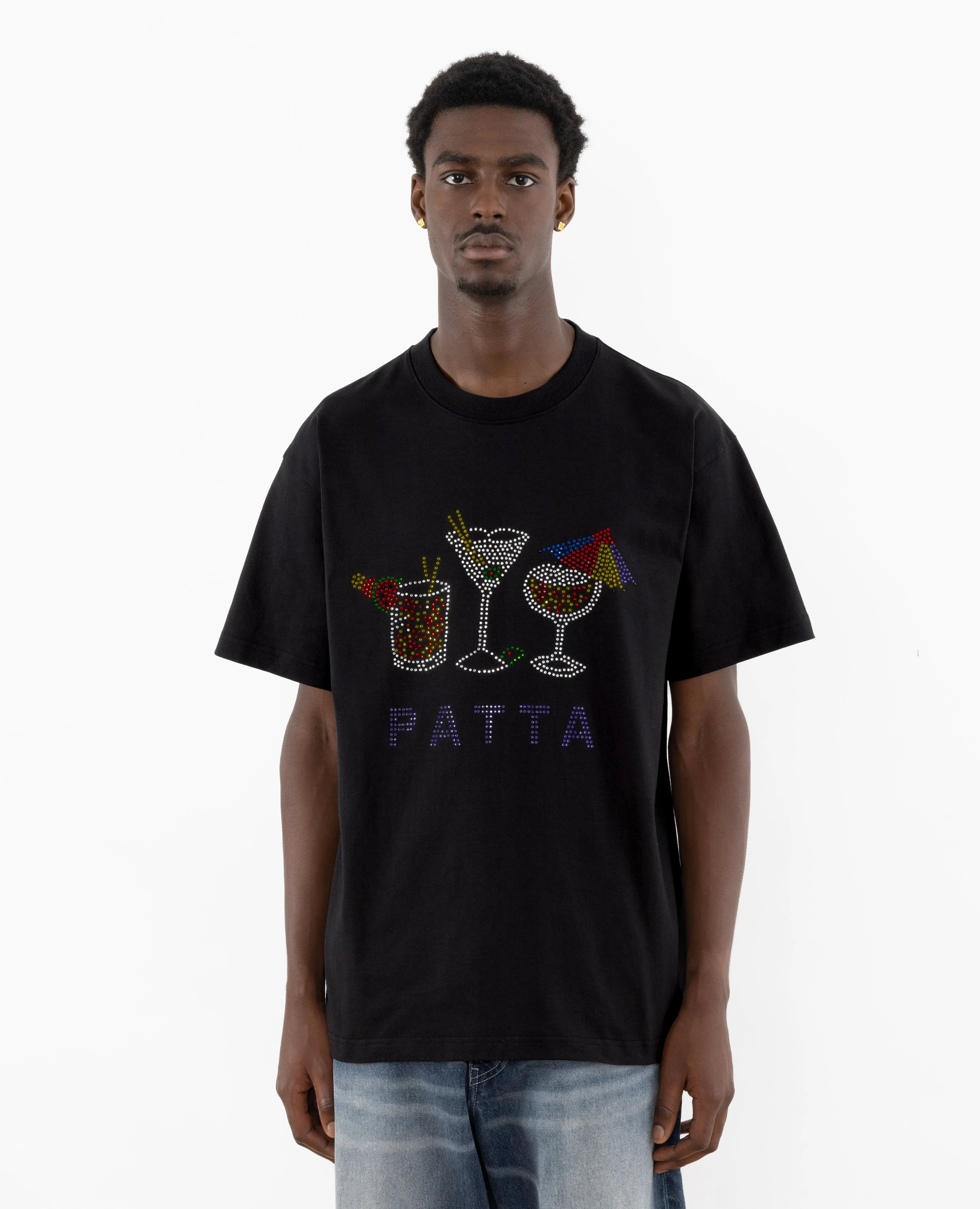 Patta It's 5 O'Clock Somewhere T-Shirt (Black)
