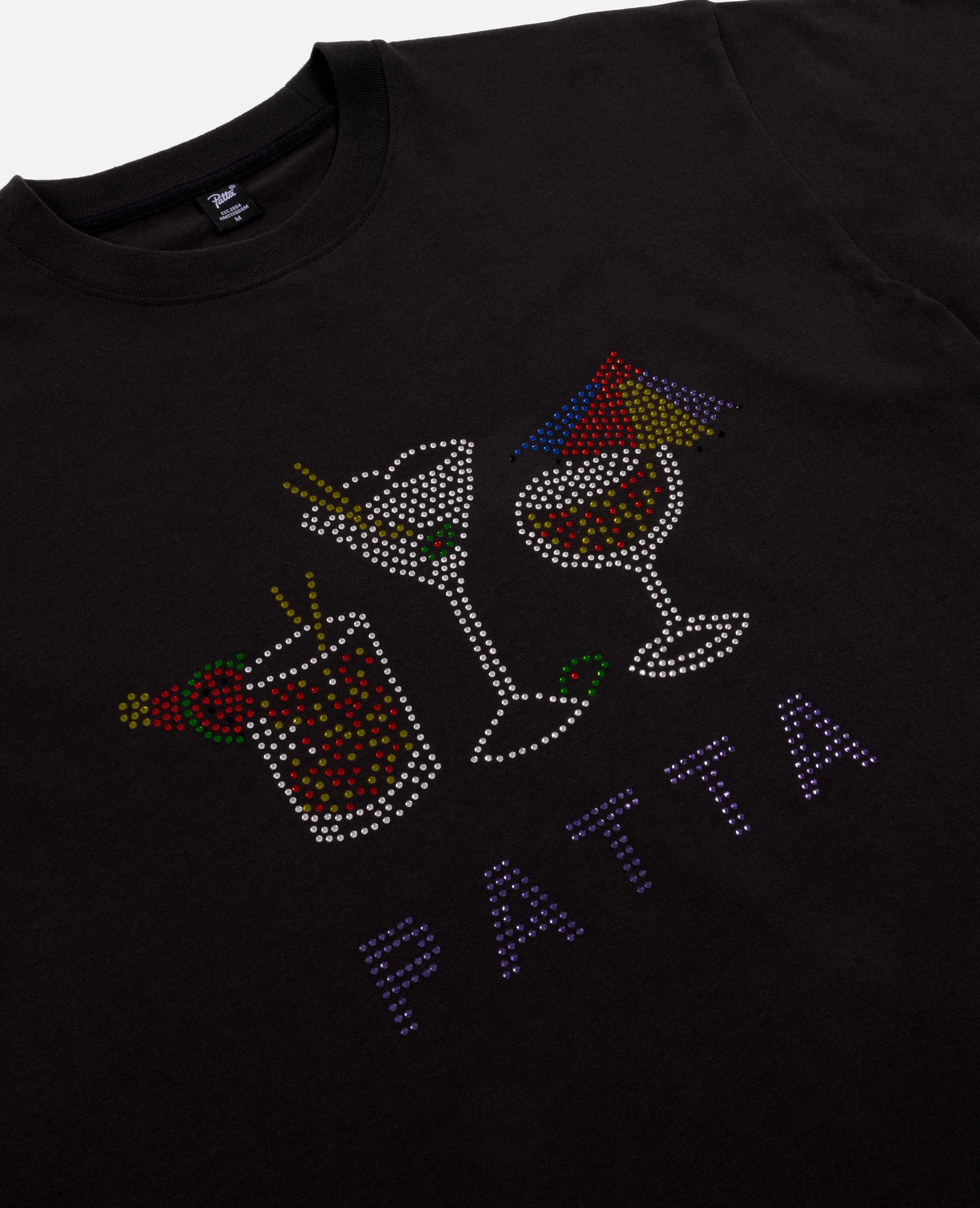 Patta It's 5 O'Clock Somewhere T-Shirt (Black)