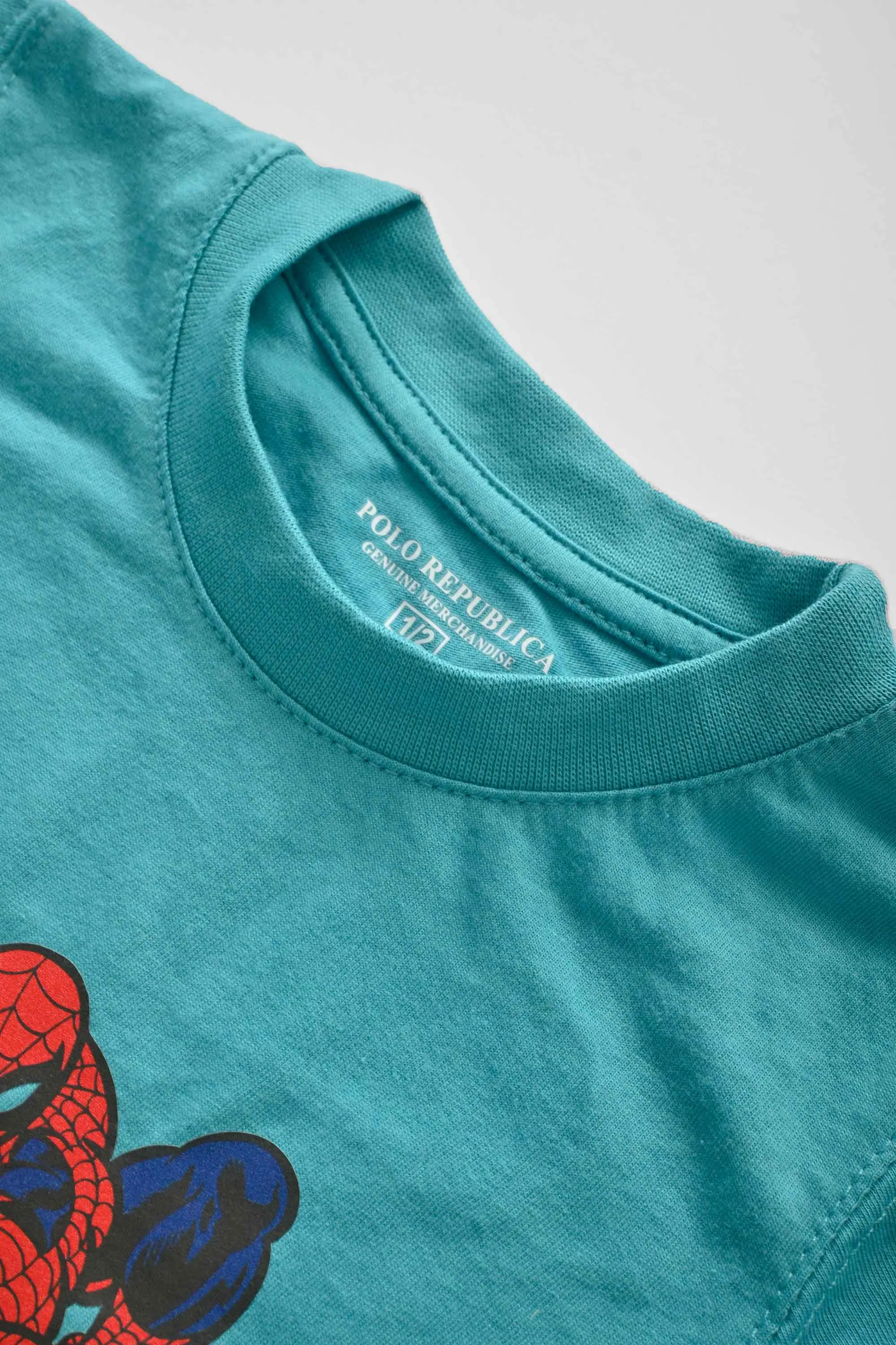 Polo Republica Boy's Superhero Spider Man Printed Tee Shirt