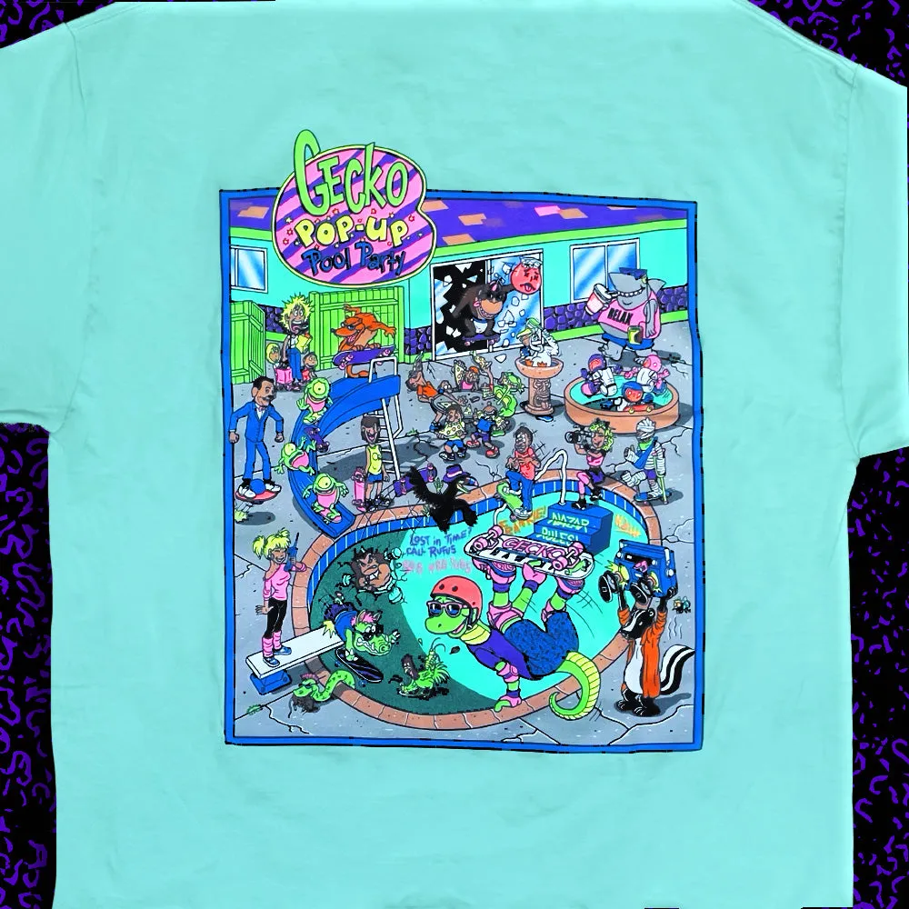 SECRET Pop-Up Pool Party - Aqua Shockqua - Gecko X Steve Nazar