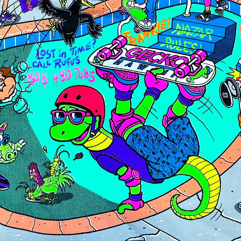 SECRET Pop-Up Pool Party - Aqua Shockqua - Gecko X Steve Nazar