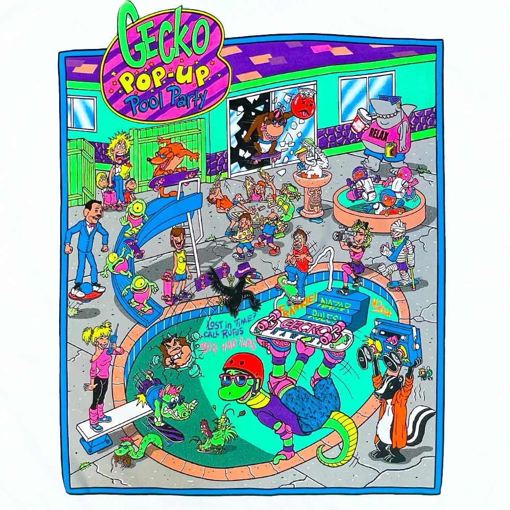 SECRET Pop-Up Pool Party - Aqua Shockqua - Gecko X Steve Nazar