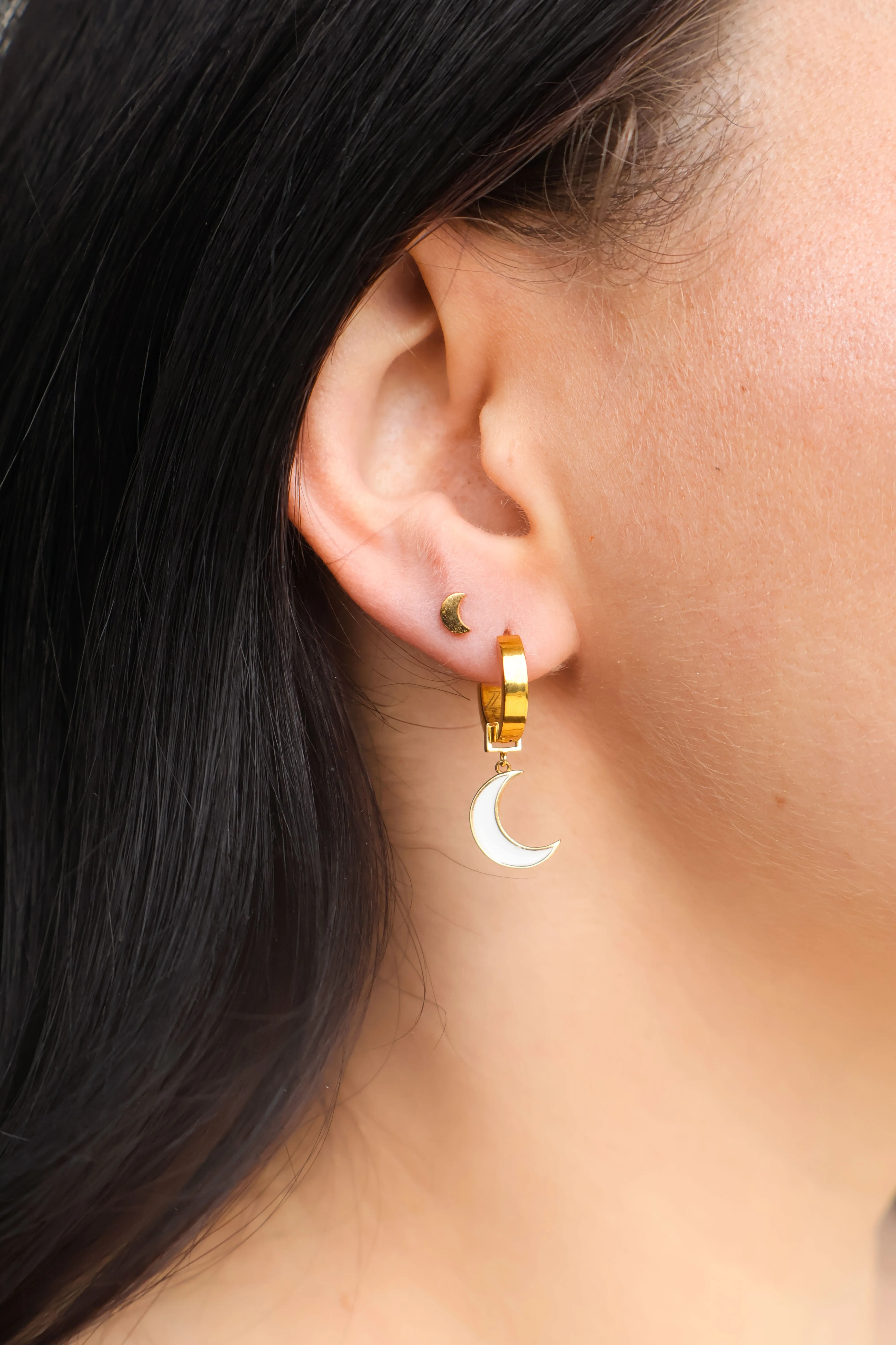 Tiny Moon Stud