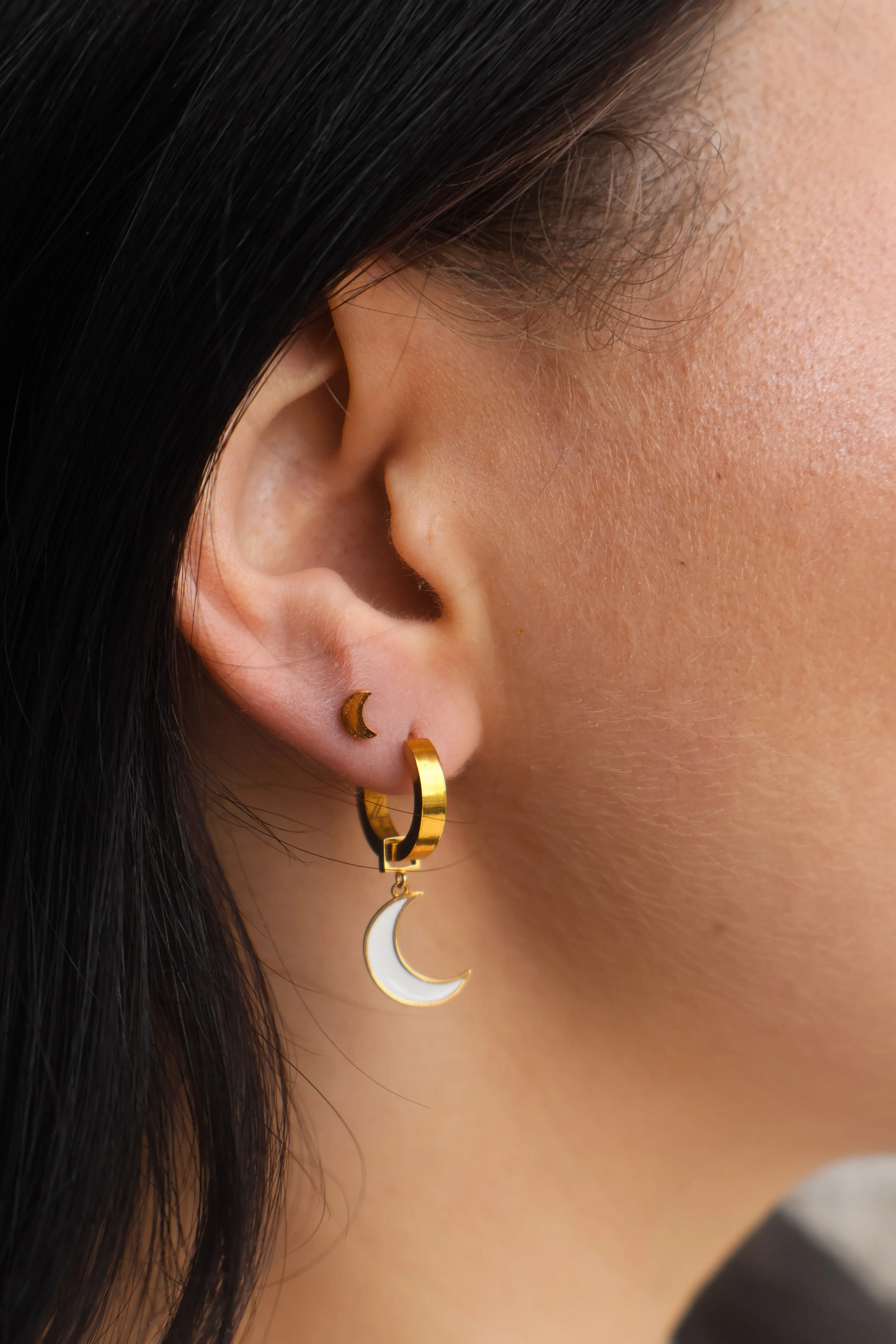 Tiny Moon Stud
