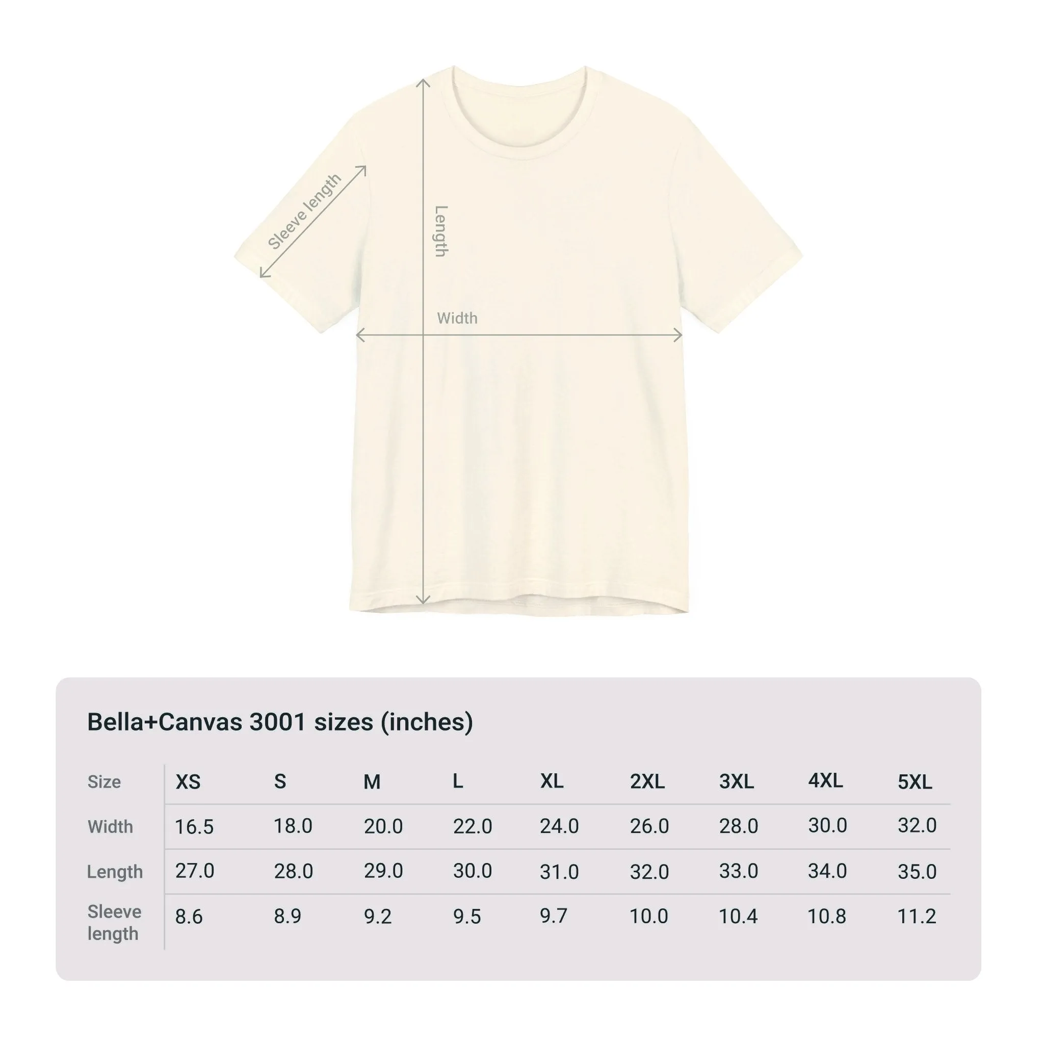 Unisex Jersey Short Sleeve Tee