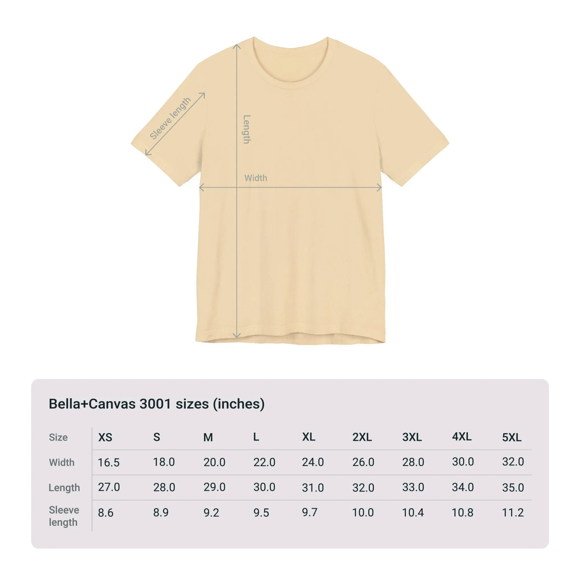 Unisex Jersey Short Sleeve Tee