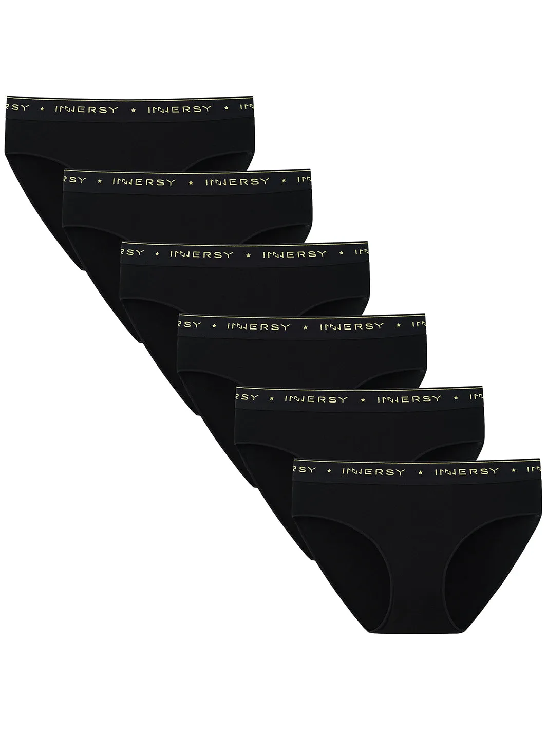 Women's Cotton Hipster Bikini Panties 6-Pack